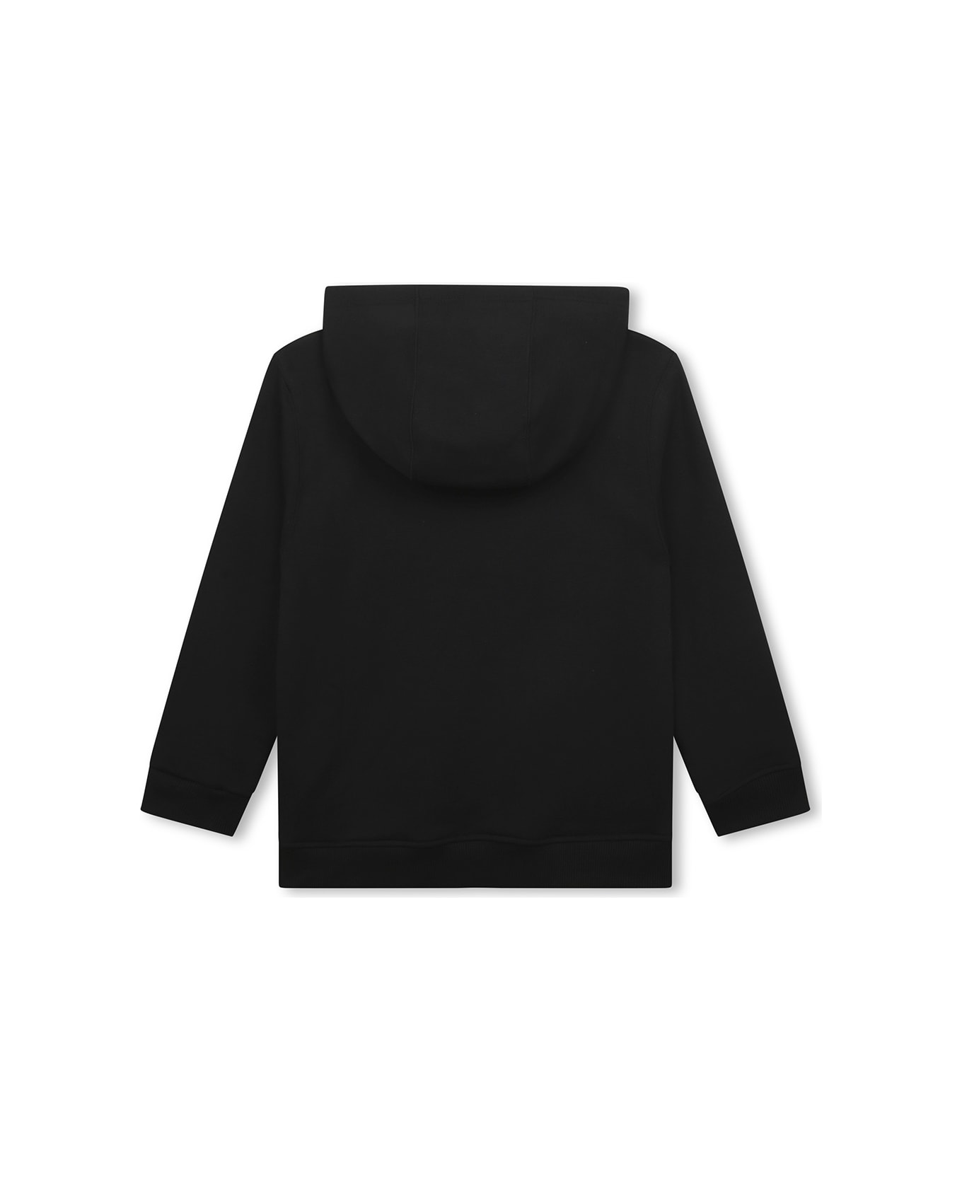 Givenchy Black Hoodie With Embroidered Logo - B Nero