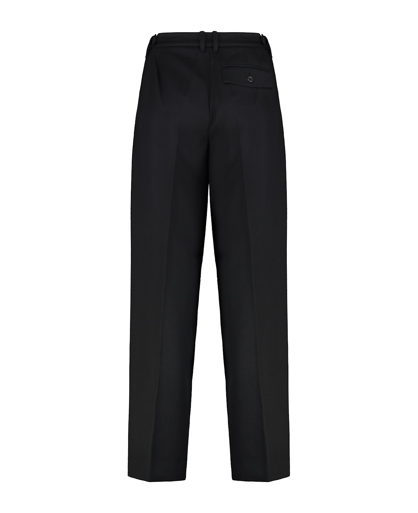 Calvin Klein Wool Gabardine Trousers - black