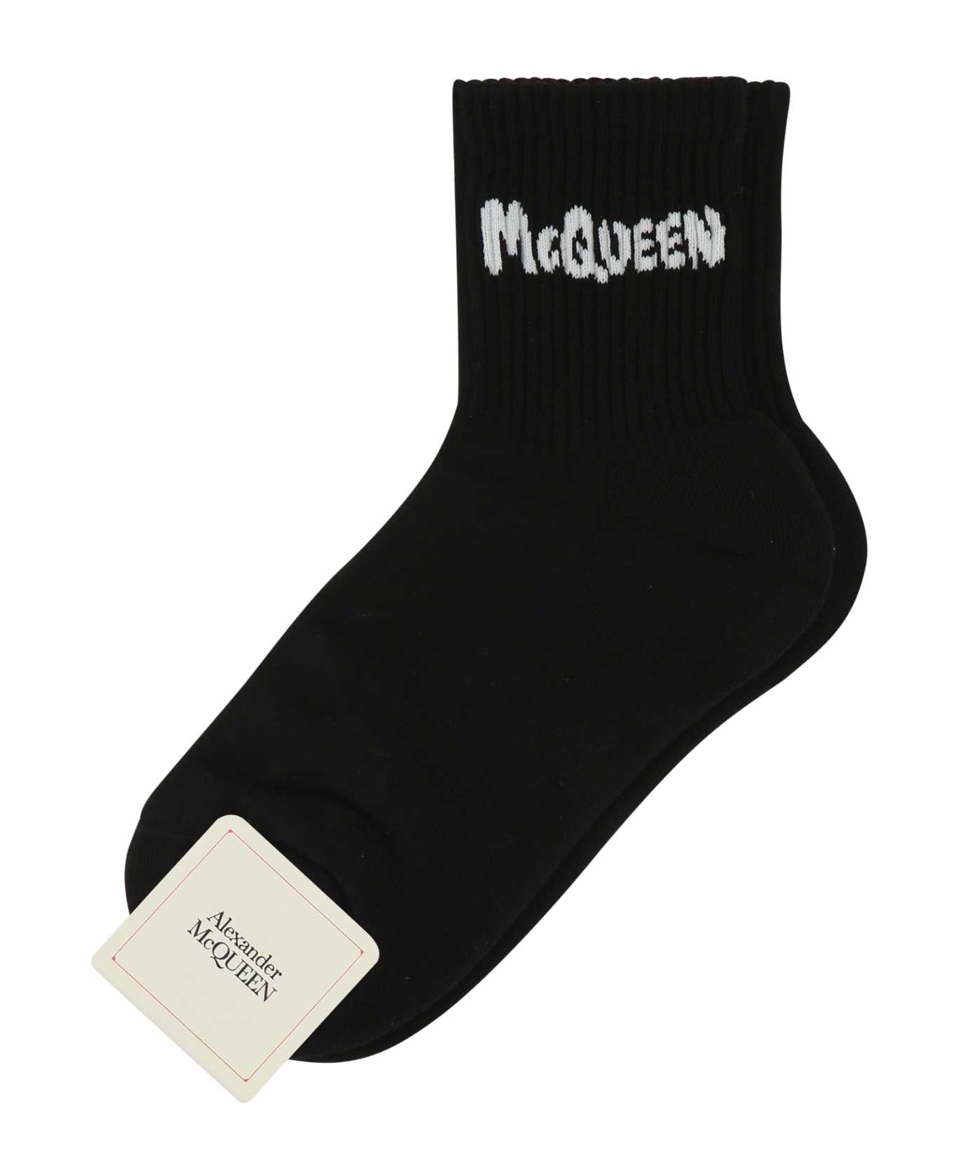 Alexander McQueen Stretch Cotton Blend Socks - 1077