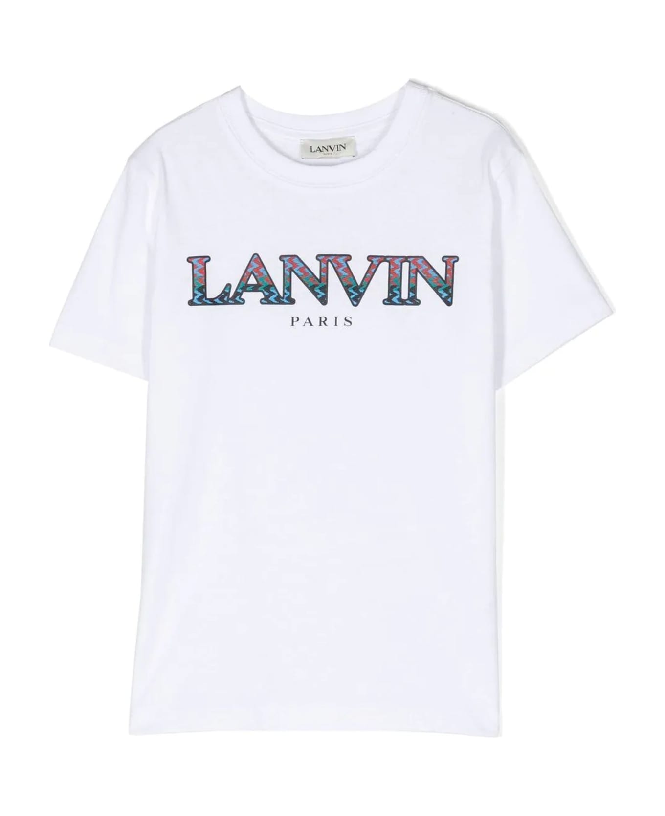 Lanvin White Cotton Tshirt - Bianco
