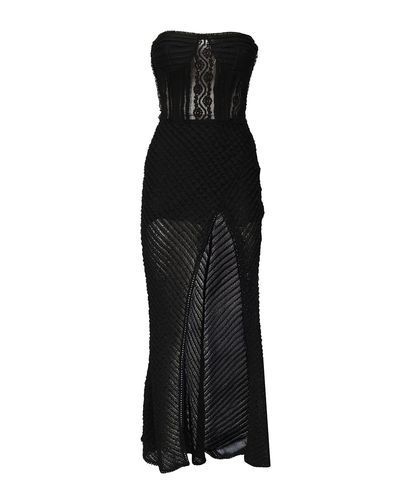 Charo Ruiz Fae Long Dress - Black
