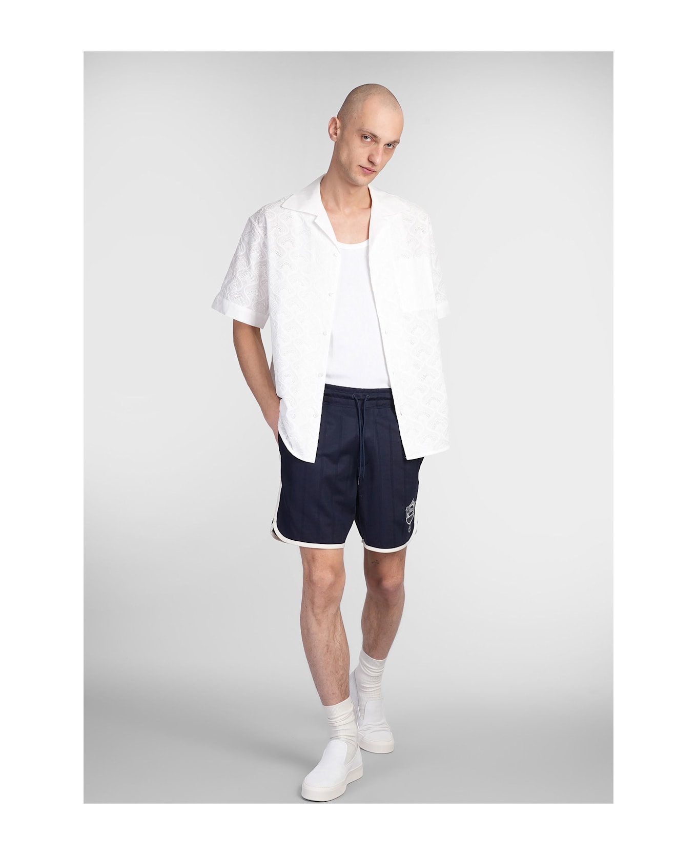 Drôle de Monsieur Shirt In White Cotton - white