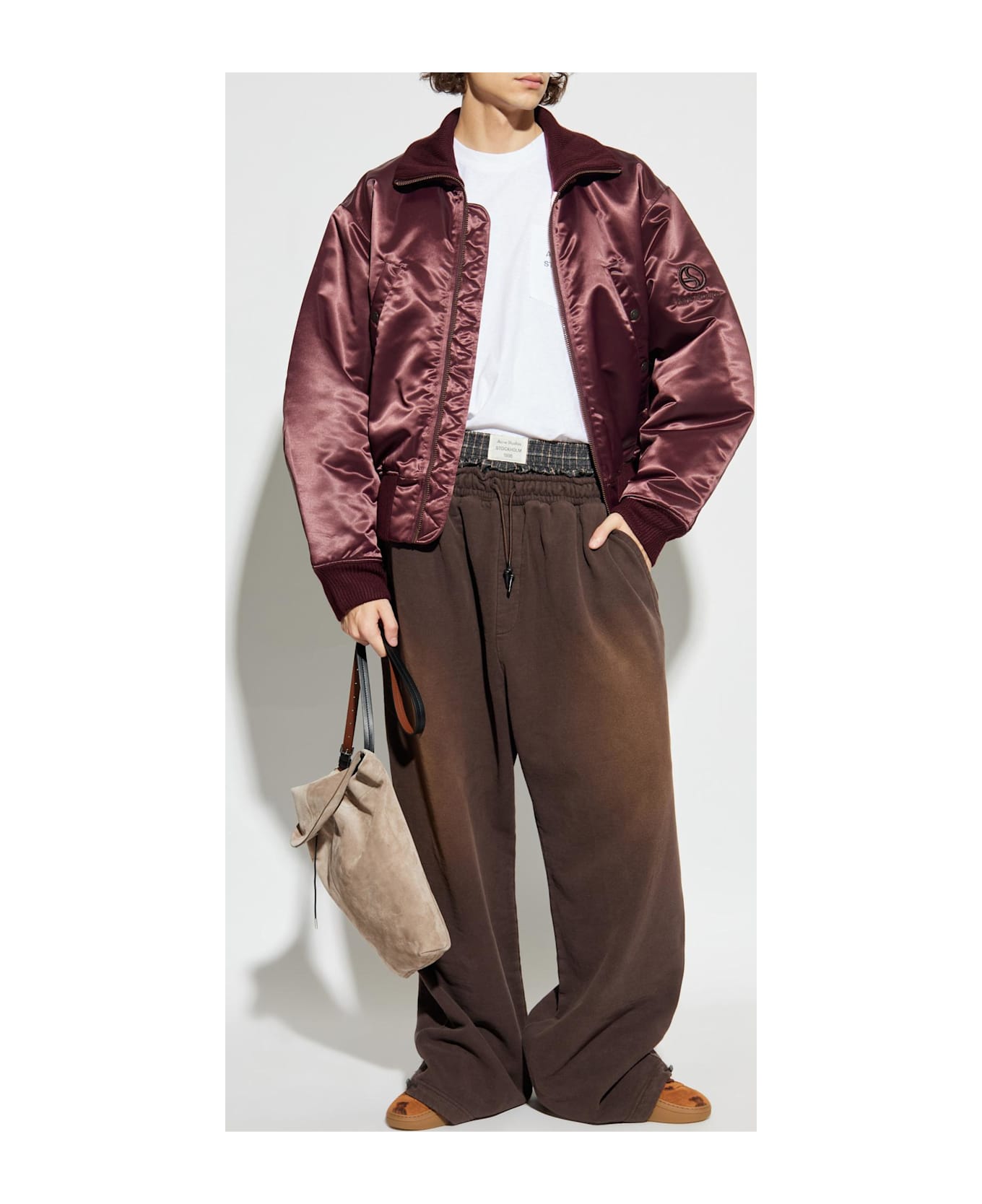 Acne Studios Reversible Bomber Jacket - Purple