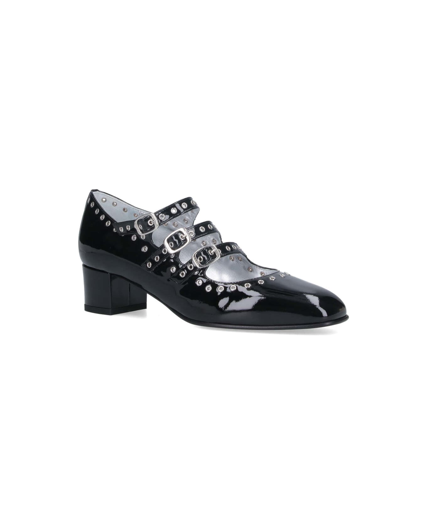 Carel Mary Jane "camden" Pumps - Black  