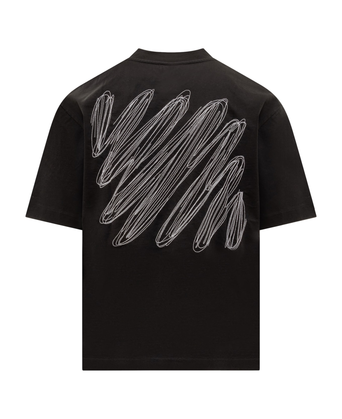 Off-White Scribble Skate Logo T-shirt - BLACK WHITE