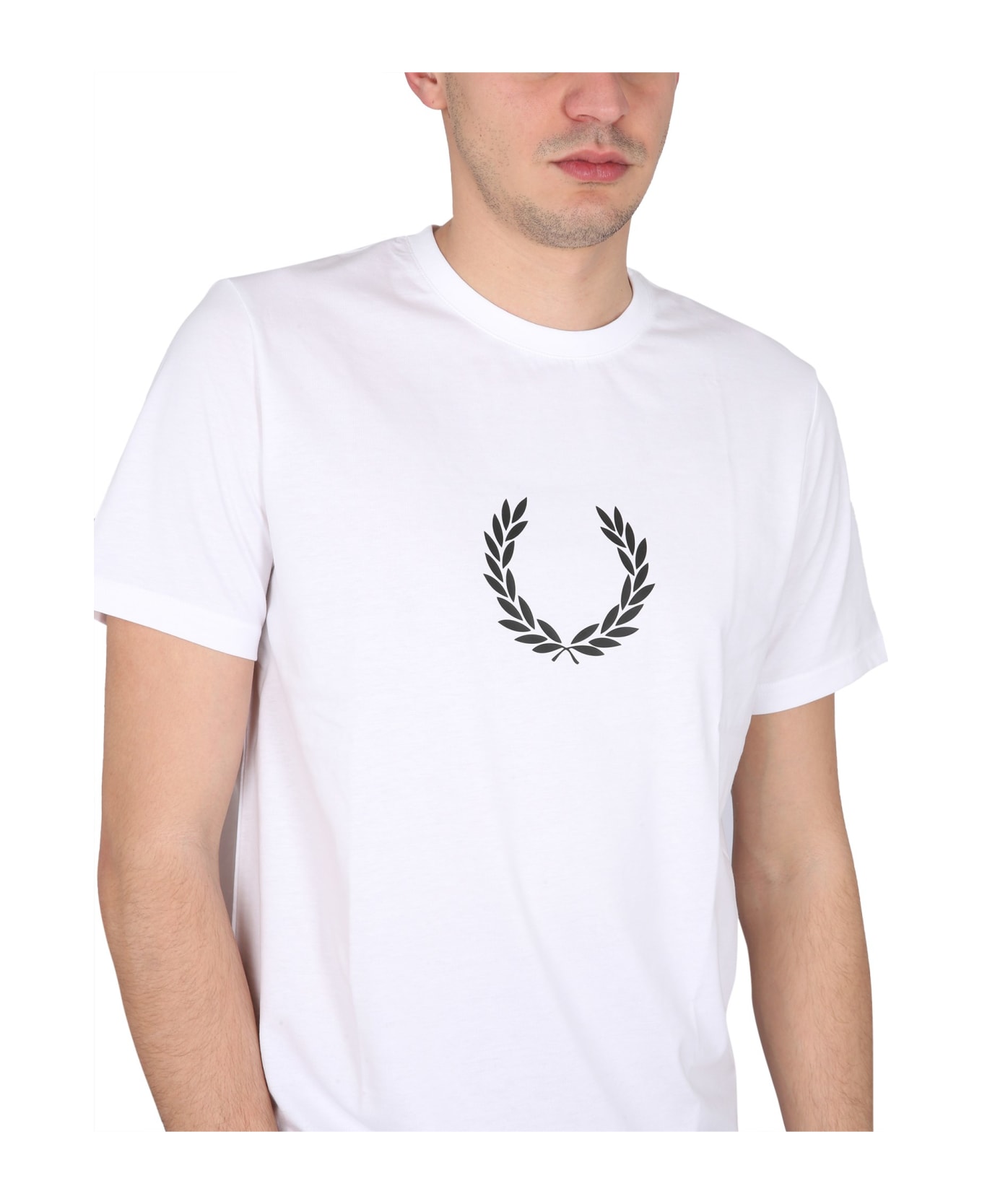 Fred Perry Crewneck T-shirt - White