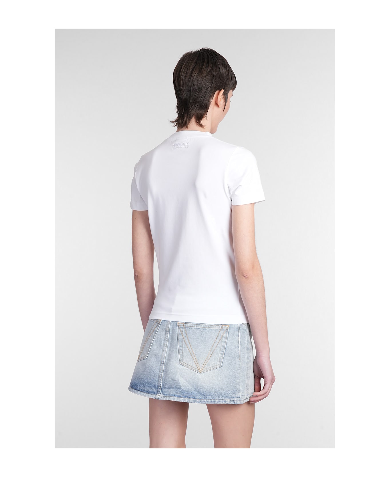 VETEMENTS T-shirt In White Cotton - white