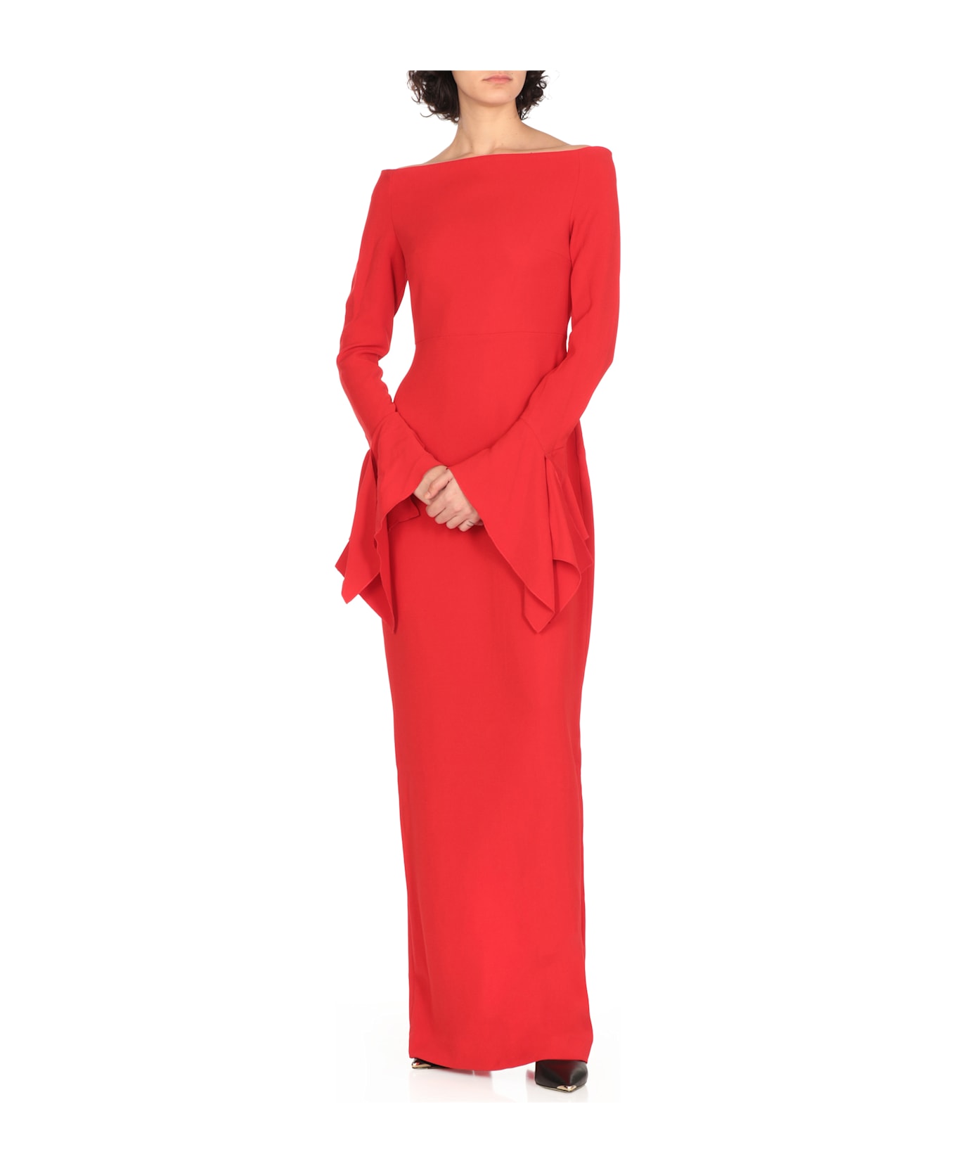 Solace London Amalie Maxi Dress - Red