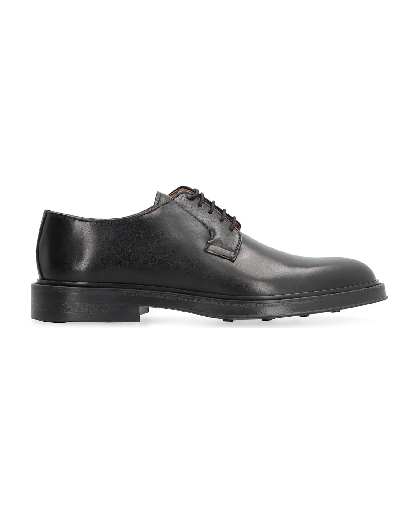 Bruno Magli Leather Lace-up Shoes - black