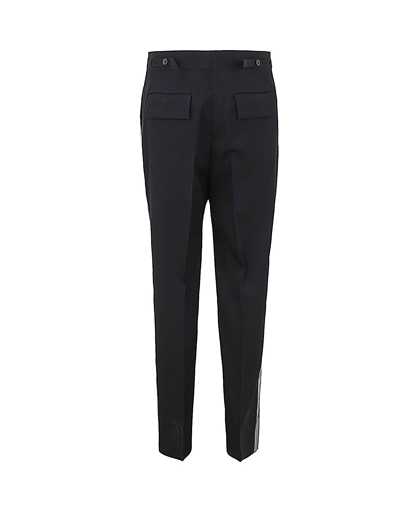 Sapio Loose Fit Trousers Sideband Detail - Black