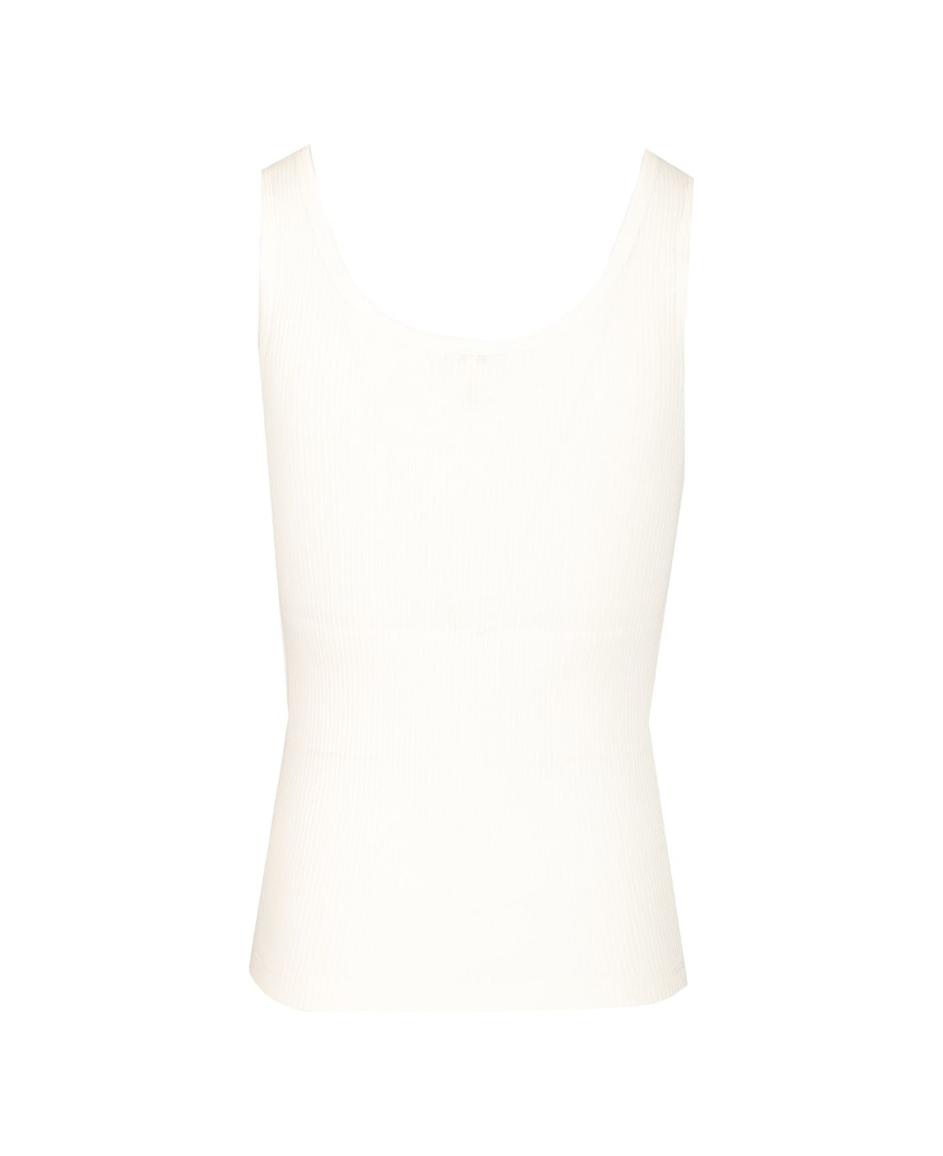 Chloé Ribbed Stretch Jersey - White