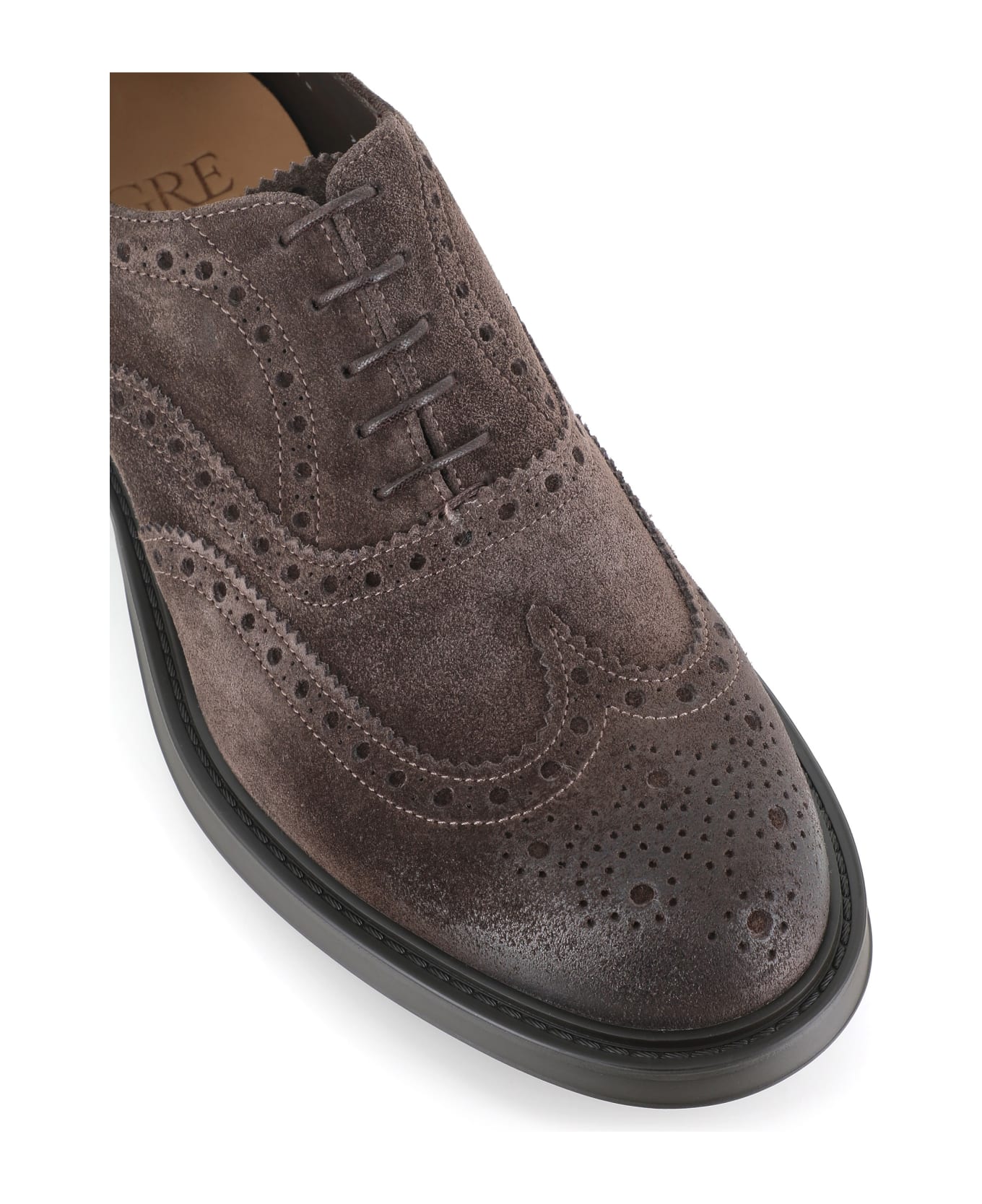 Green George Brogue 9012-2920 - Ebony