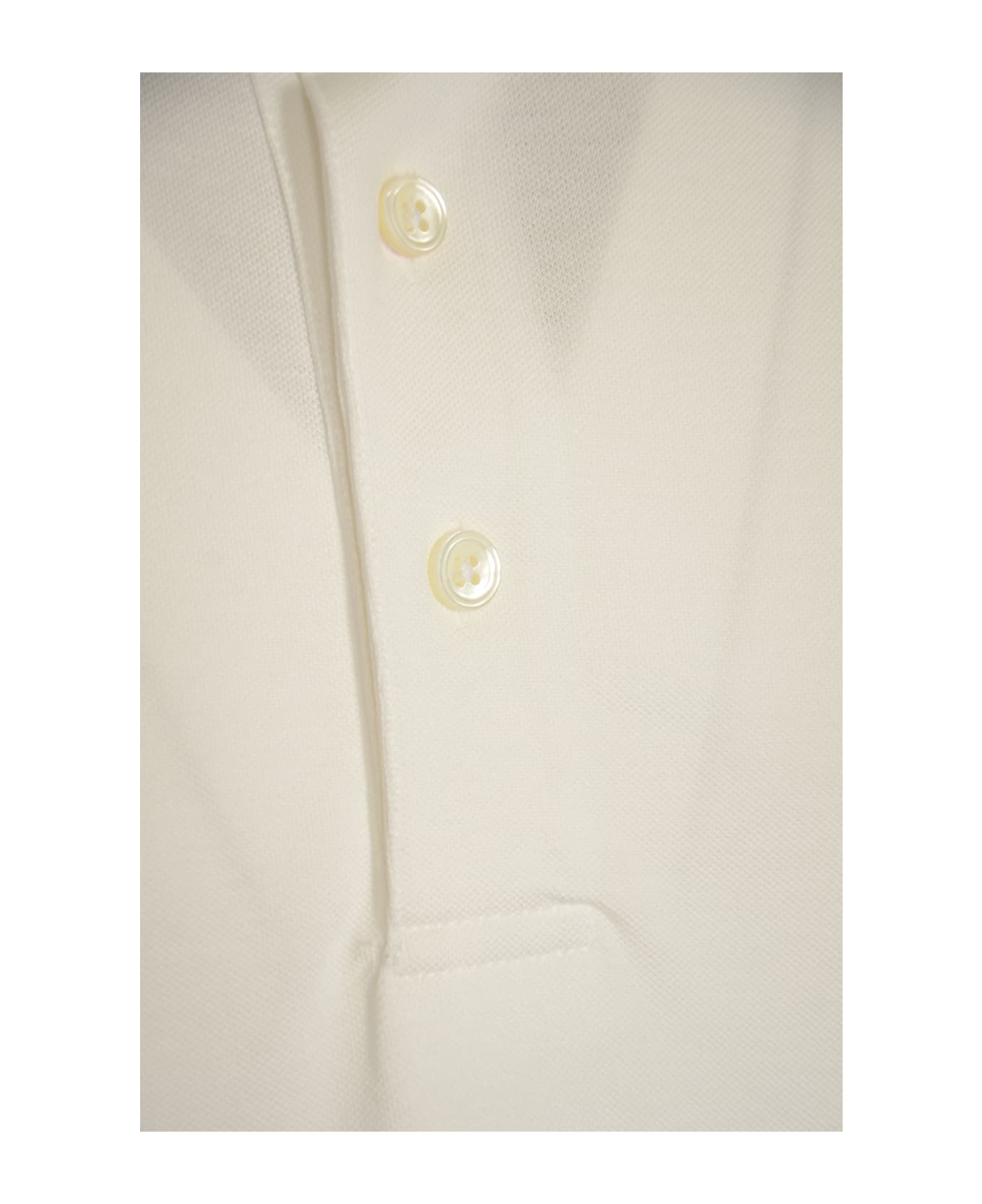 Circolo 1901 Classic Buttoned Polo Shirt - White
