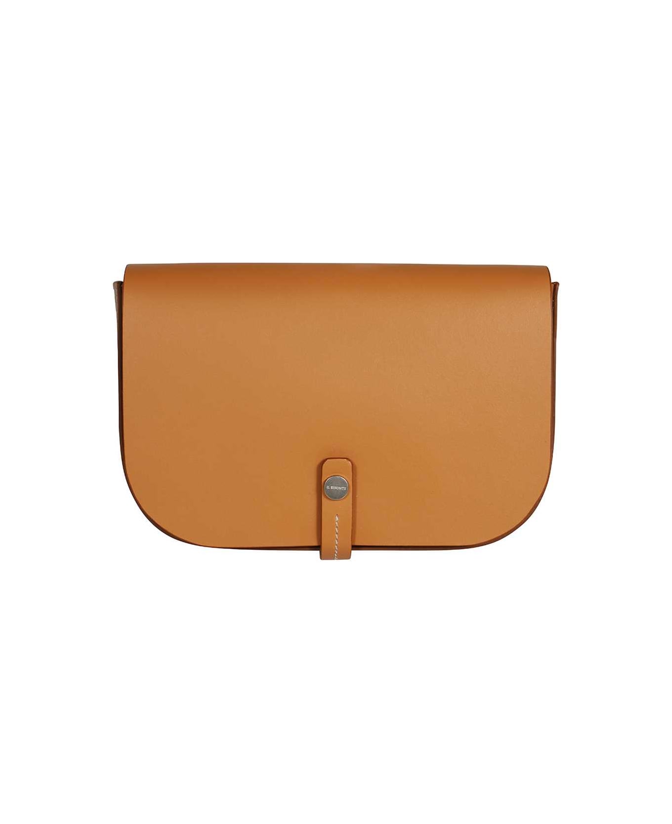 Il Bisonte Leather Crossbody Bag - brown