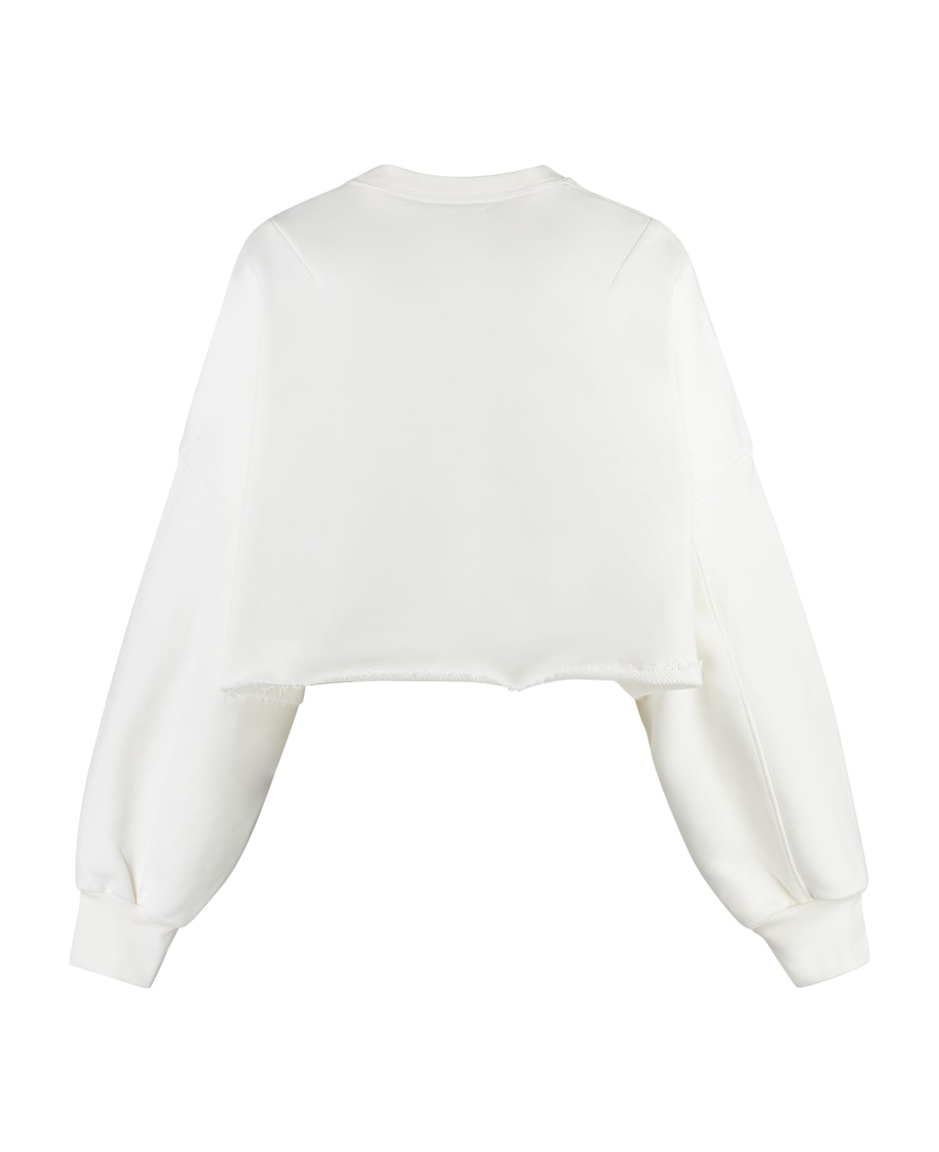 AMIRI Logo Detail Cotton Sweatshirt - White