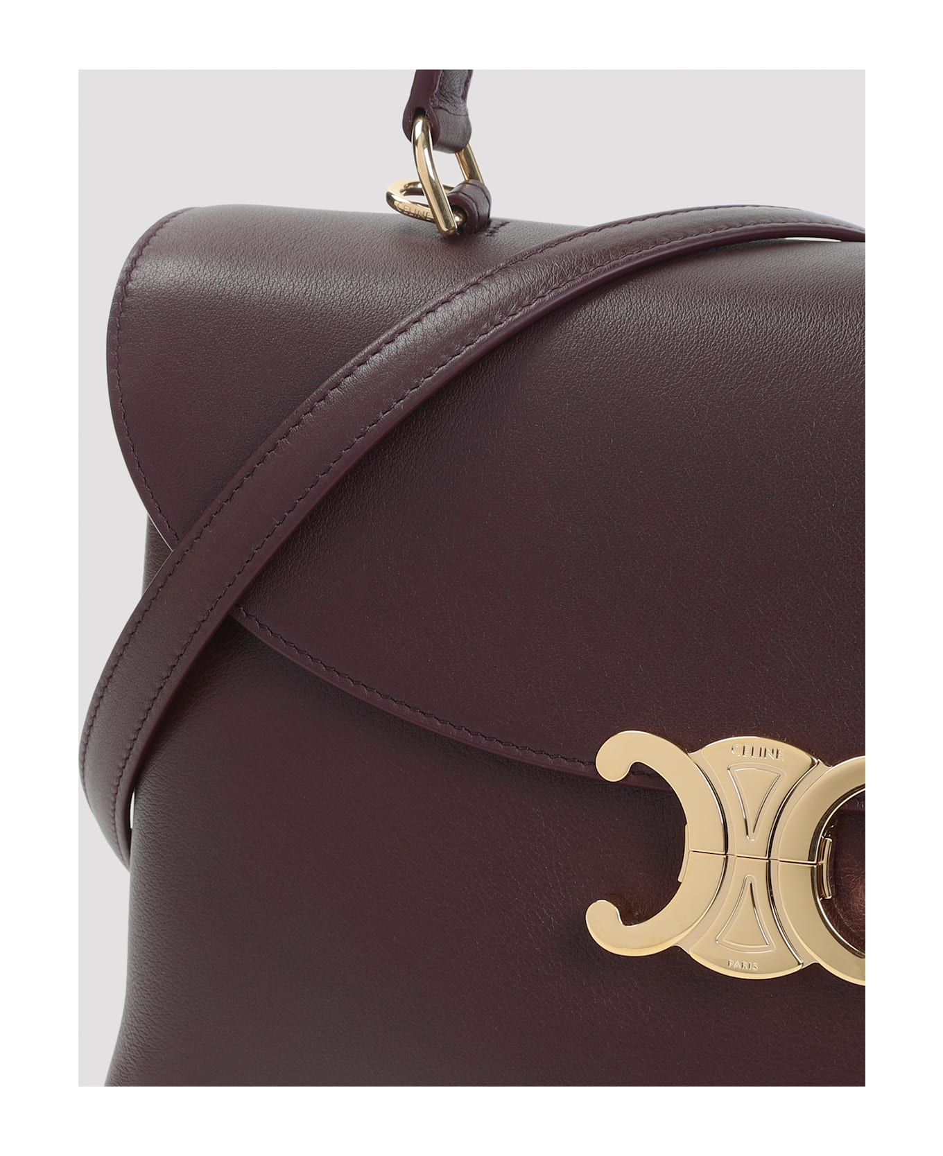 Celine Nino Medium Shoulder Bag - Dg Deep Burgundy