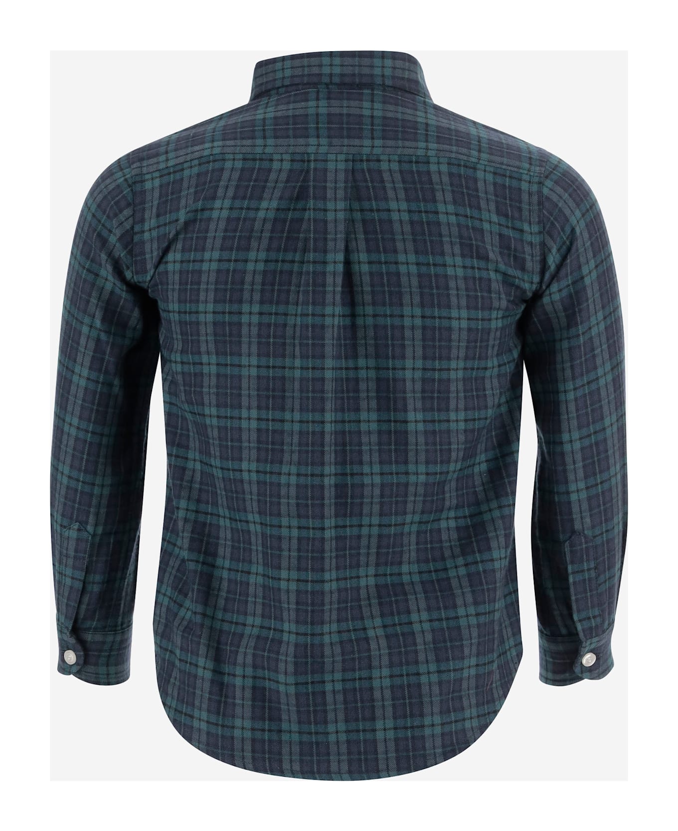 Nicoletta Fanna Cotton Shirt With Check Pattern - Red