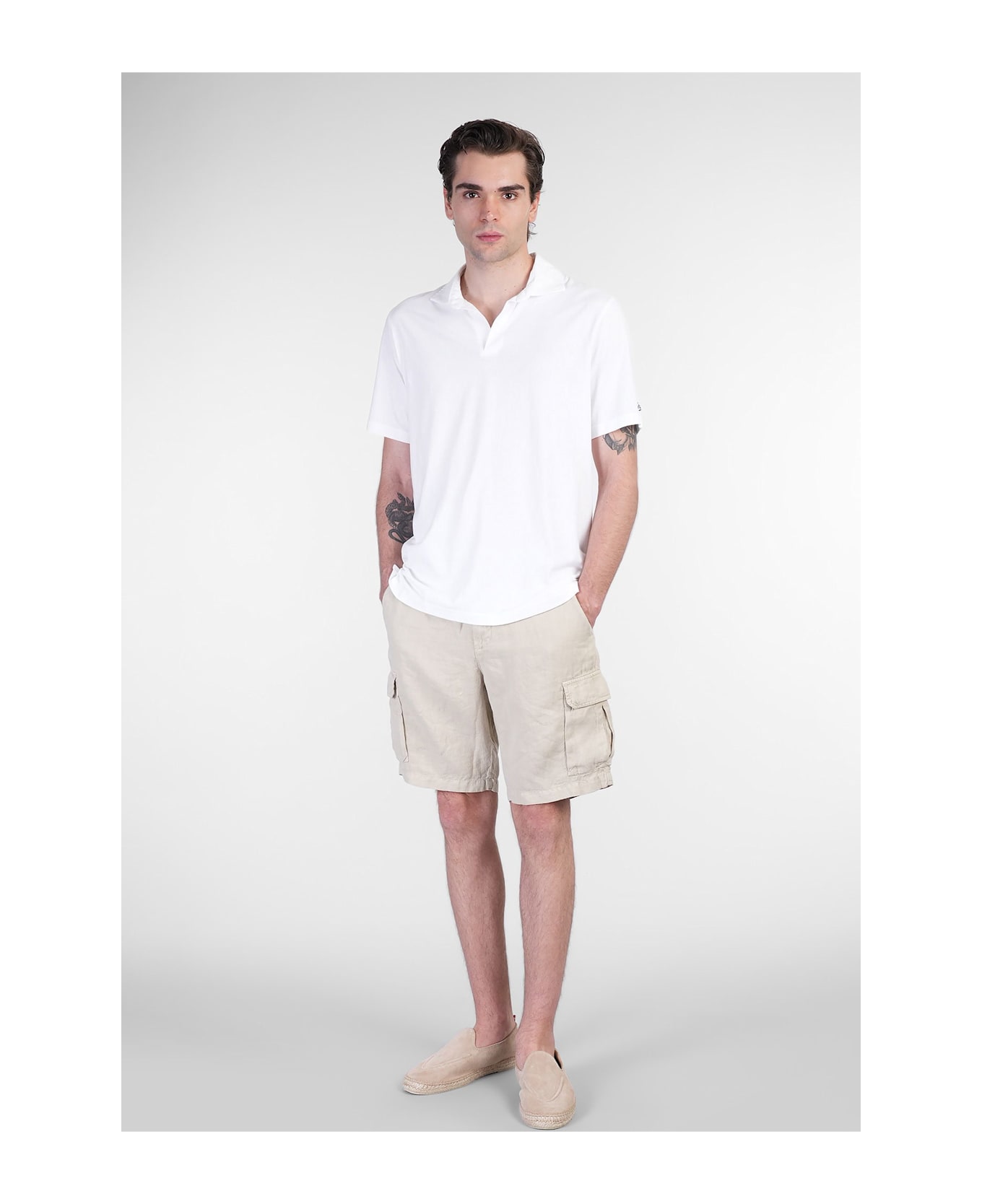 MC2 Saint Barth Brighton Polo In White Cotton - white