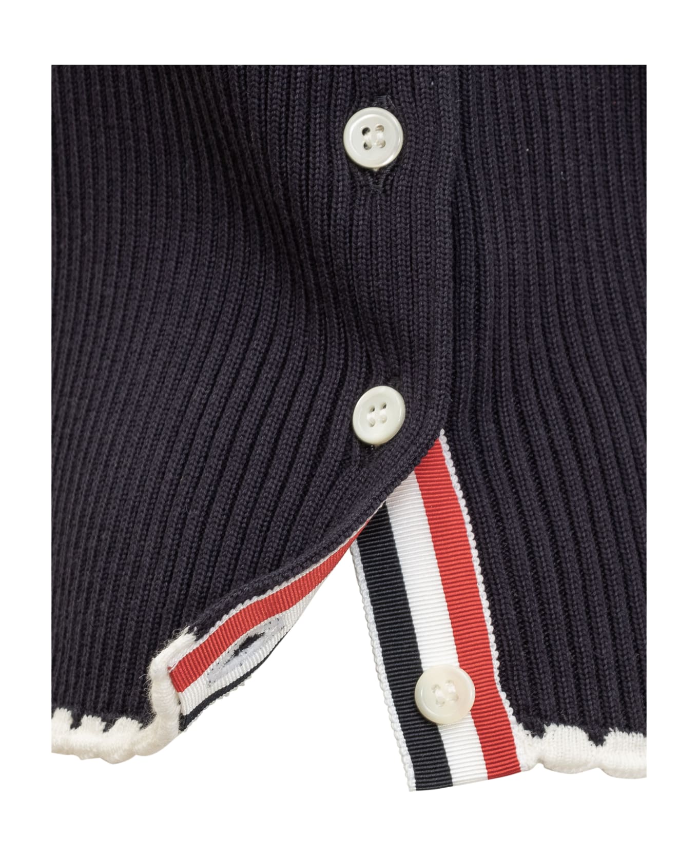 Thom Browne Hector Intarsia Sweater - NAVY