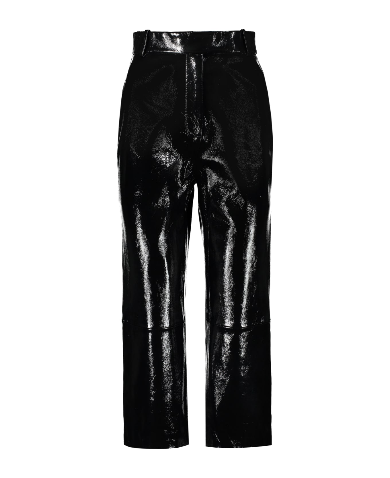 Khaite Melie Leather Pants - black