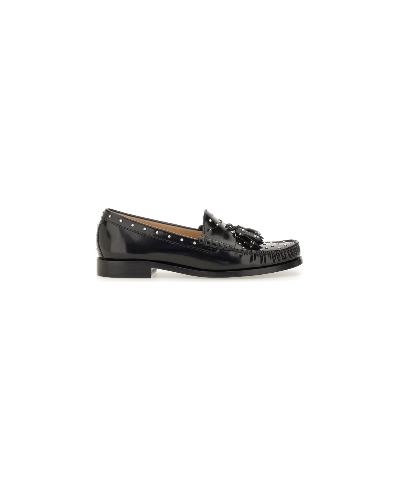 Stuart Weitzman Moccasin "lottie" - BLACK