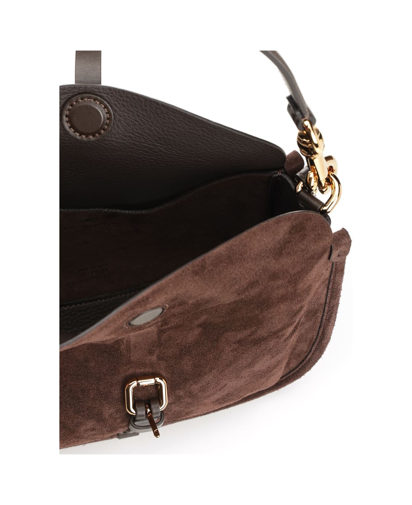 Etro Suede Shoulder Bag - Blue