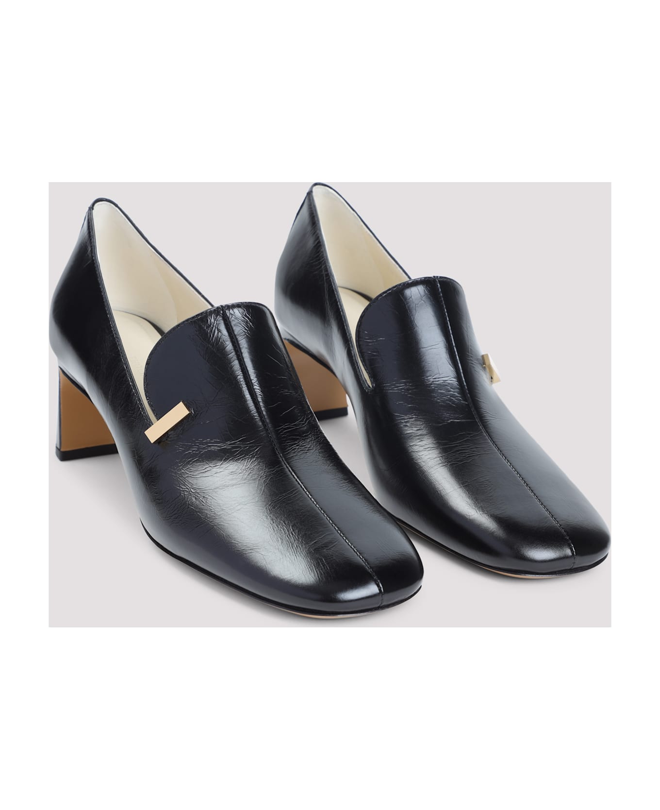 Phoebe Philo Club 60 Loafers - Bkg Black Gold