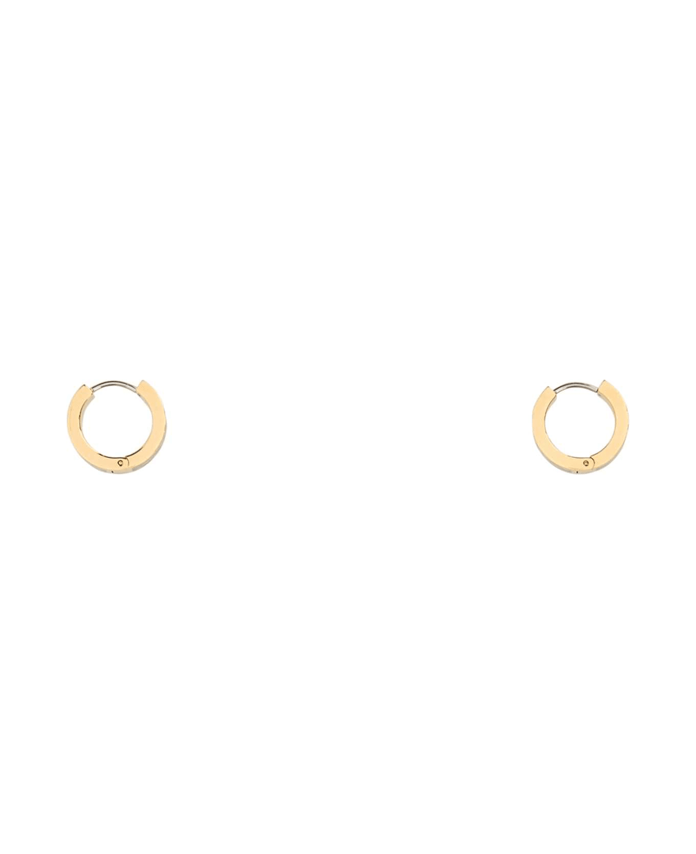 Tory Burch Two-tone Metal T Monogram Earrings - TORYGOLDBLACK
