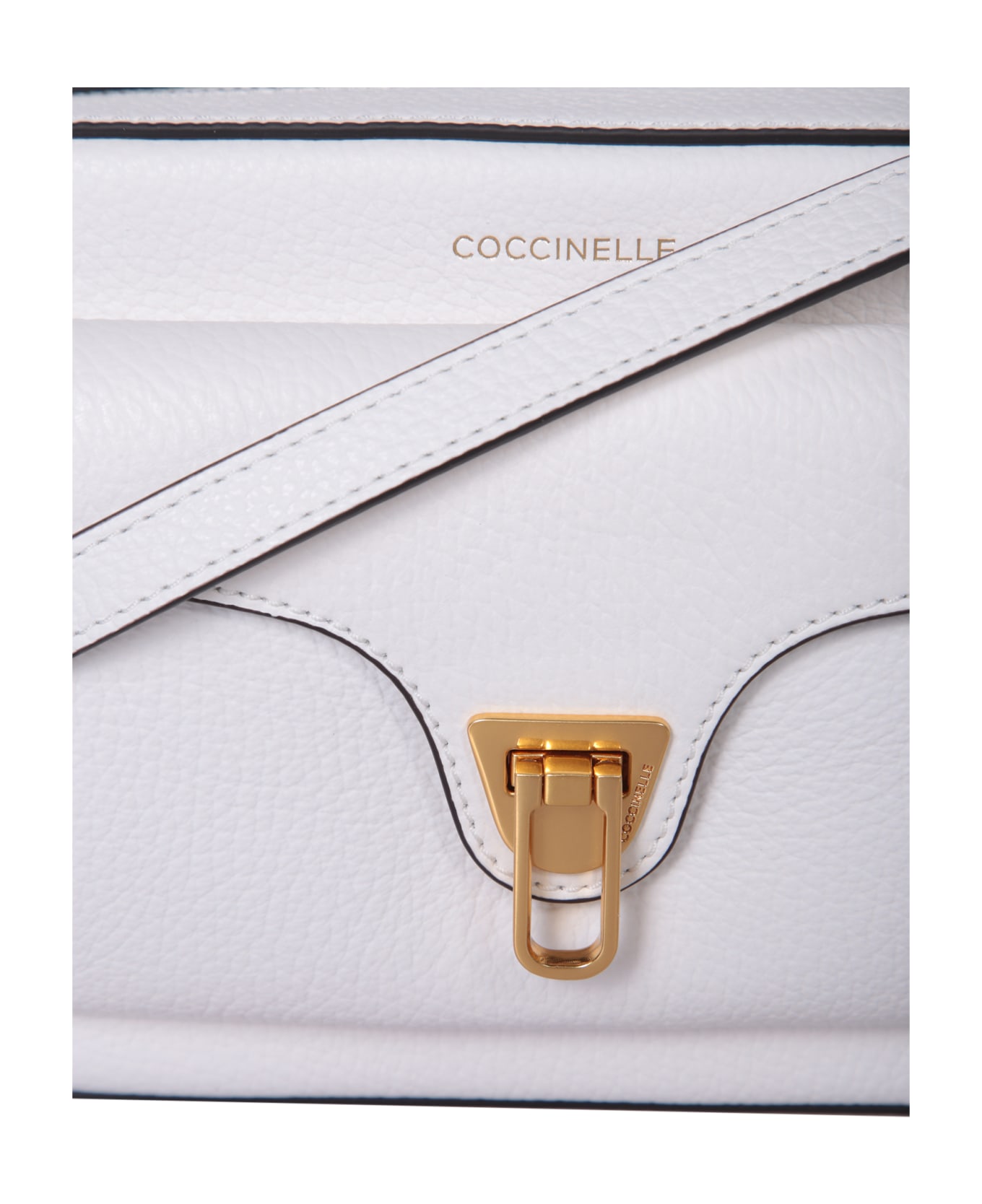 Coccinelle Beat Soft White Bag - White ショルダーバッグ