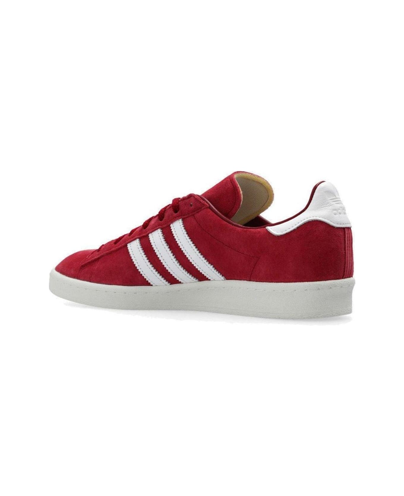 Adidas Campus 80s Lace-up Sneakers - BORDEAUX