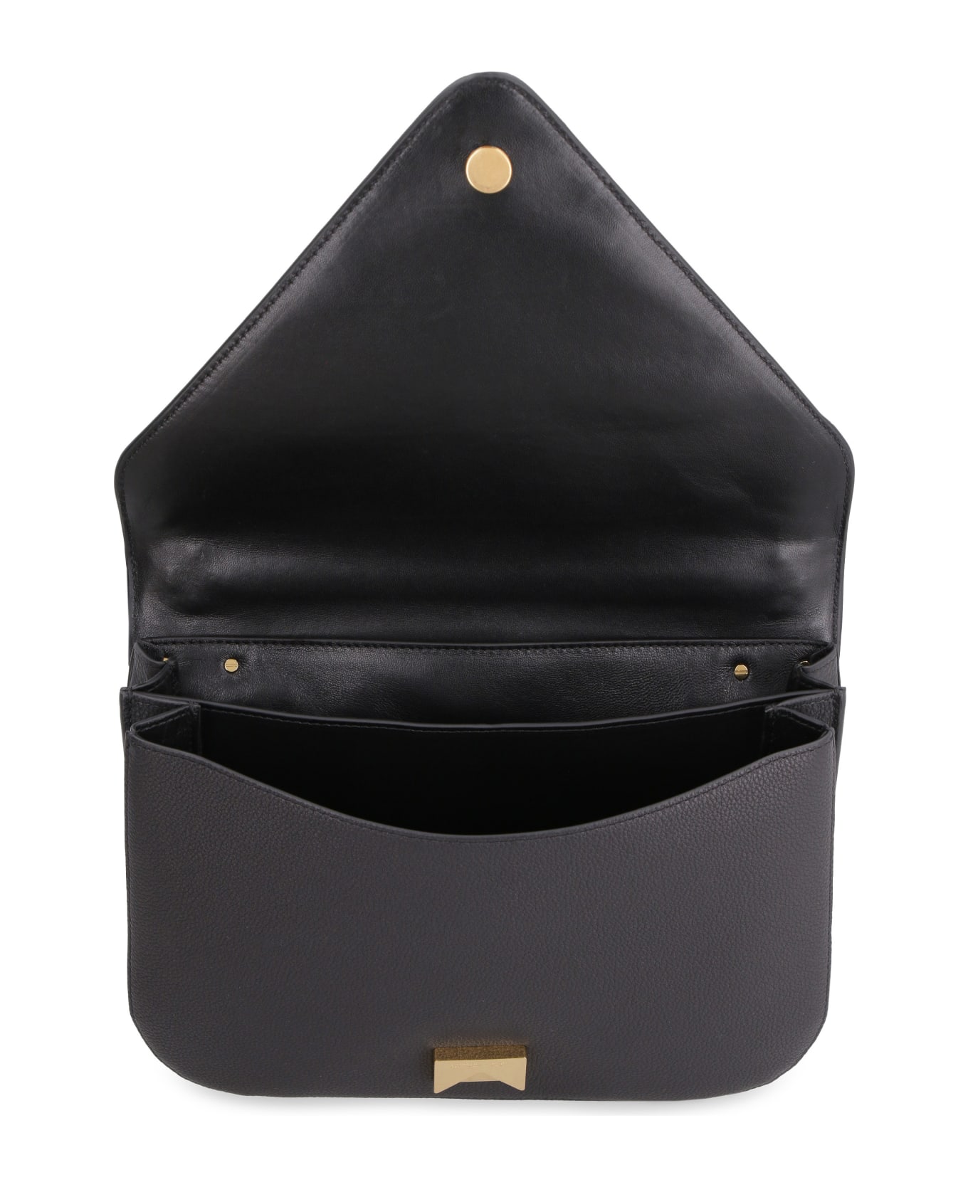 Bottega Veneta Mount Leather Envelope Bag - black