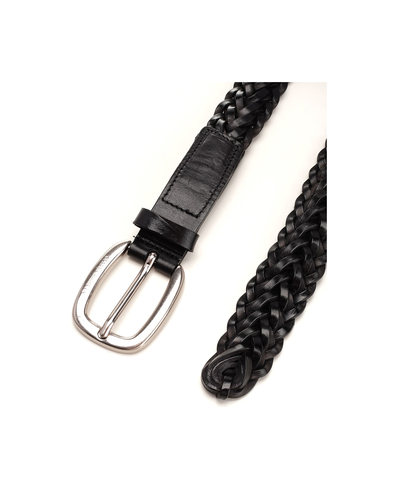 Golden Goose Woven "houston" Belt - BLACK ベルト