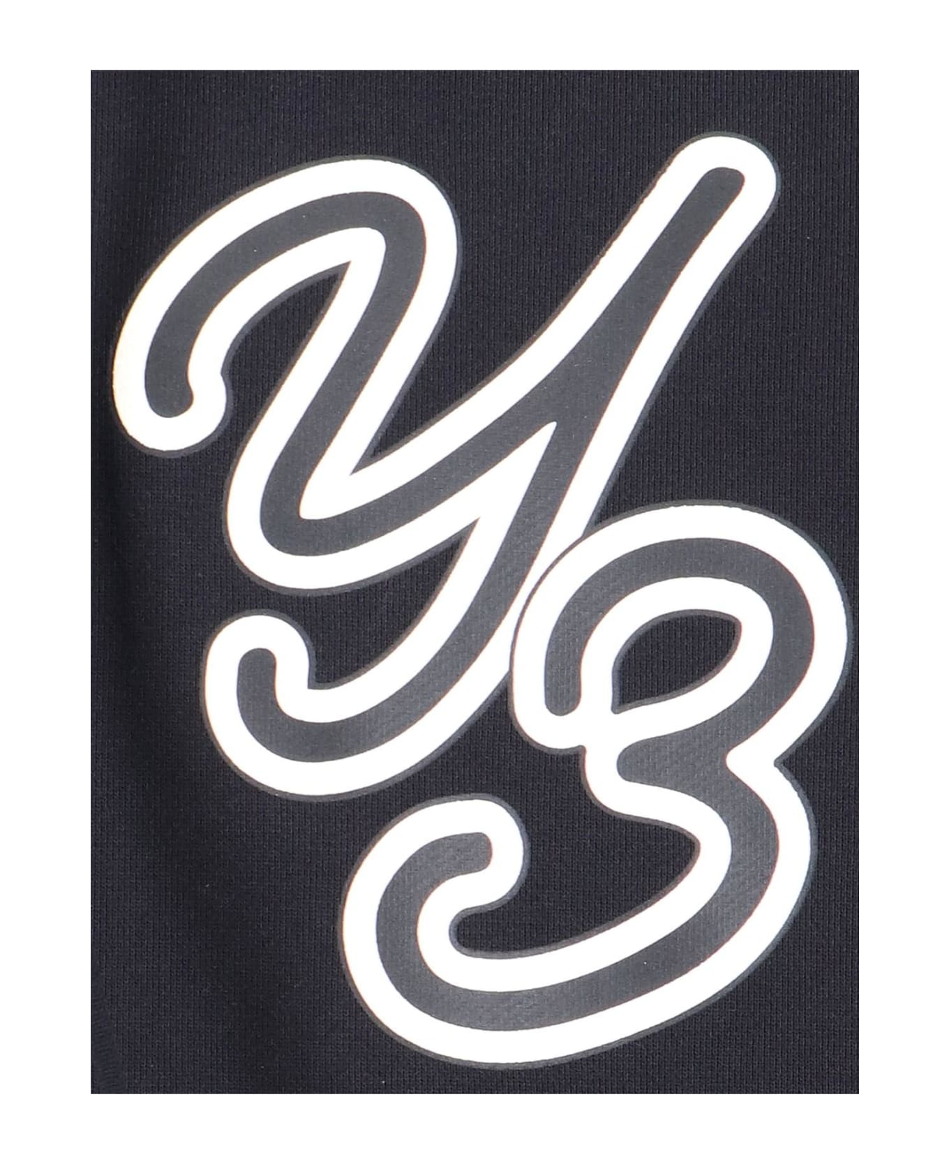 Y-3 Logo Hoodie - Black