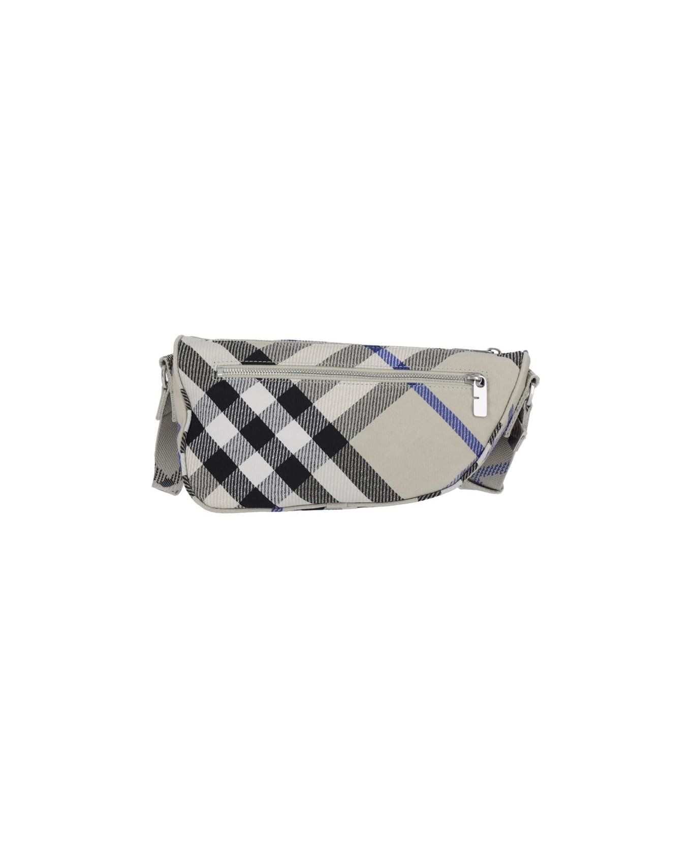 Burberry Small Pouch 'messenger Shield' - Beige