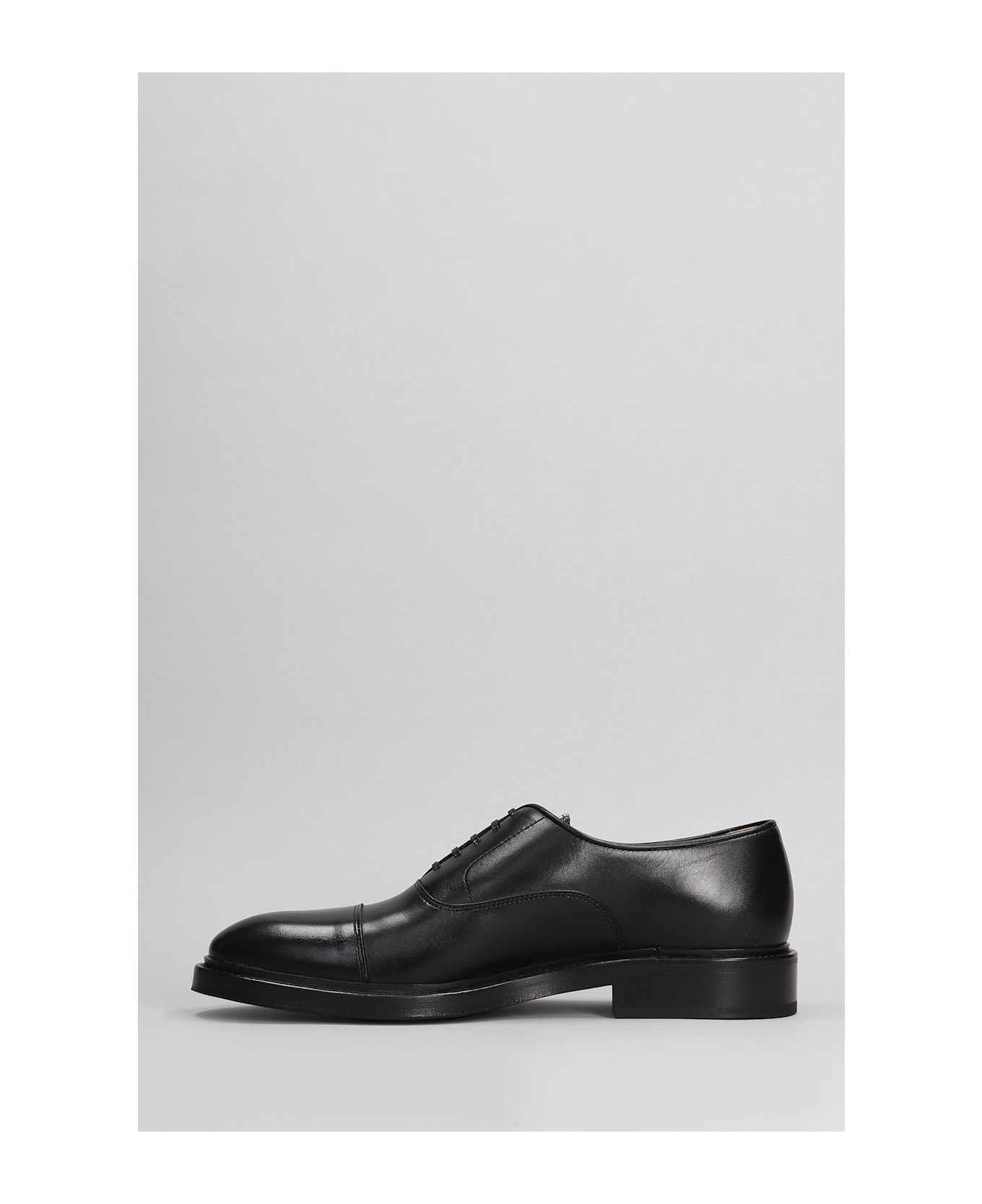 Paul Smith Balthazar Lace Up Shoes In Black Leather - black