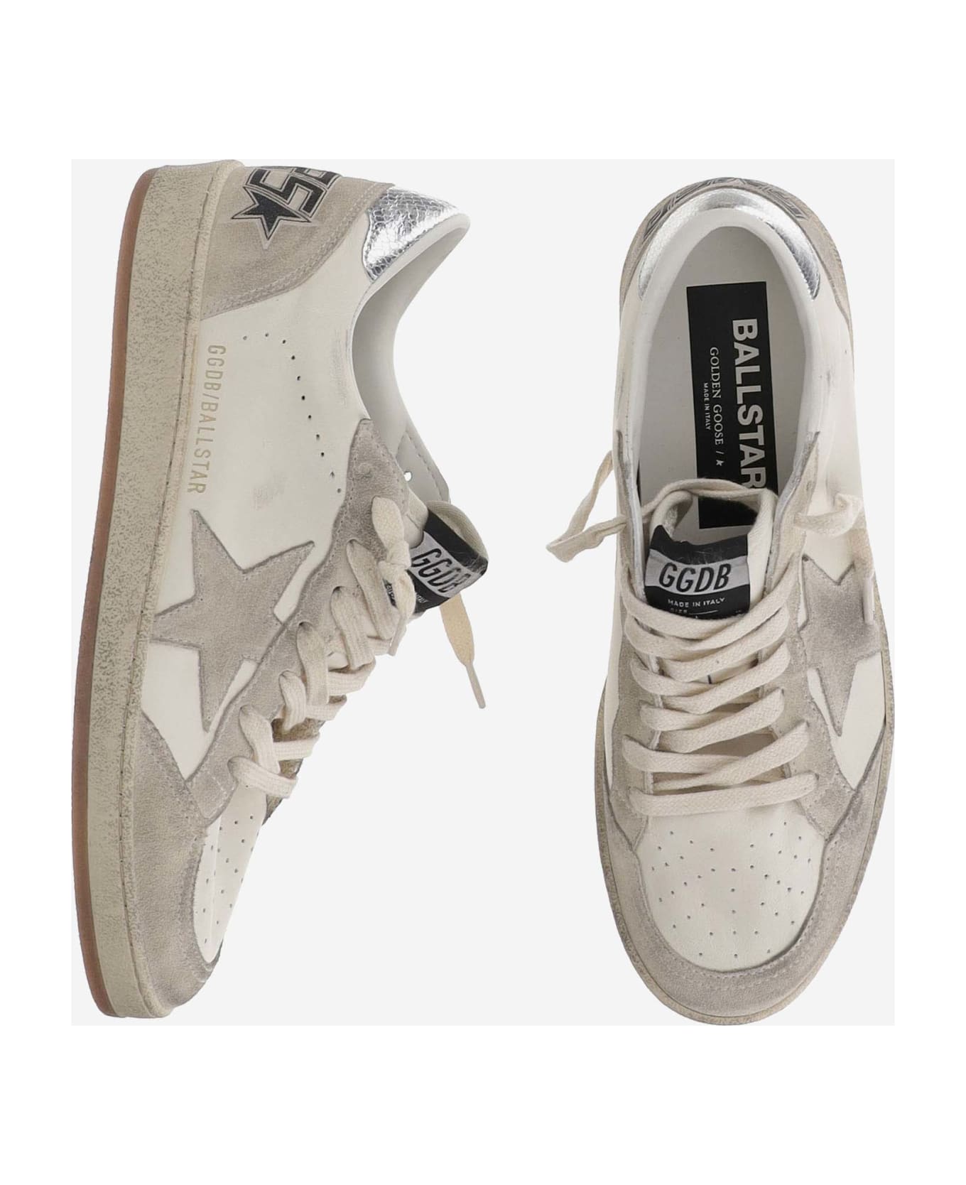 Golden Goose Ball Star Sneakers - White/seedpearl/silver スニーカー