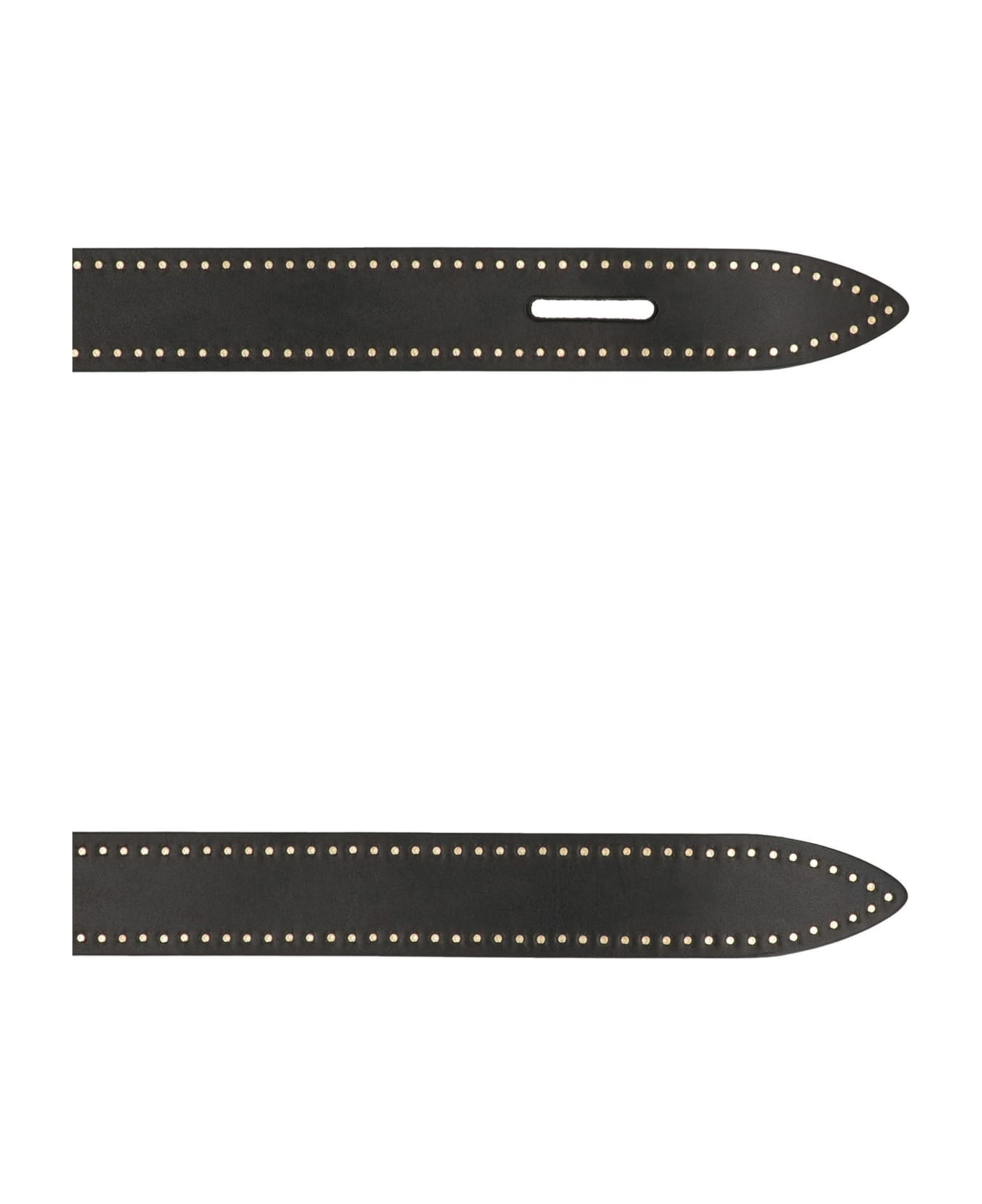 Isabel Marant Lecce Leather Belt - black ベルト