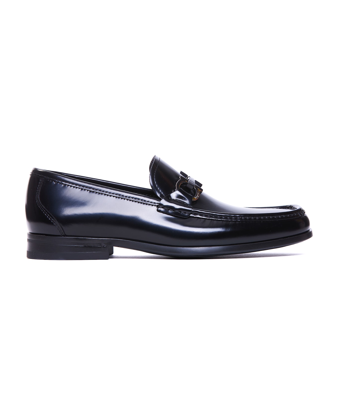 Ferragamo Grandioso Loafers - Black