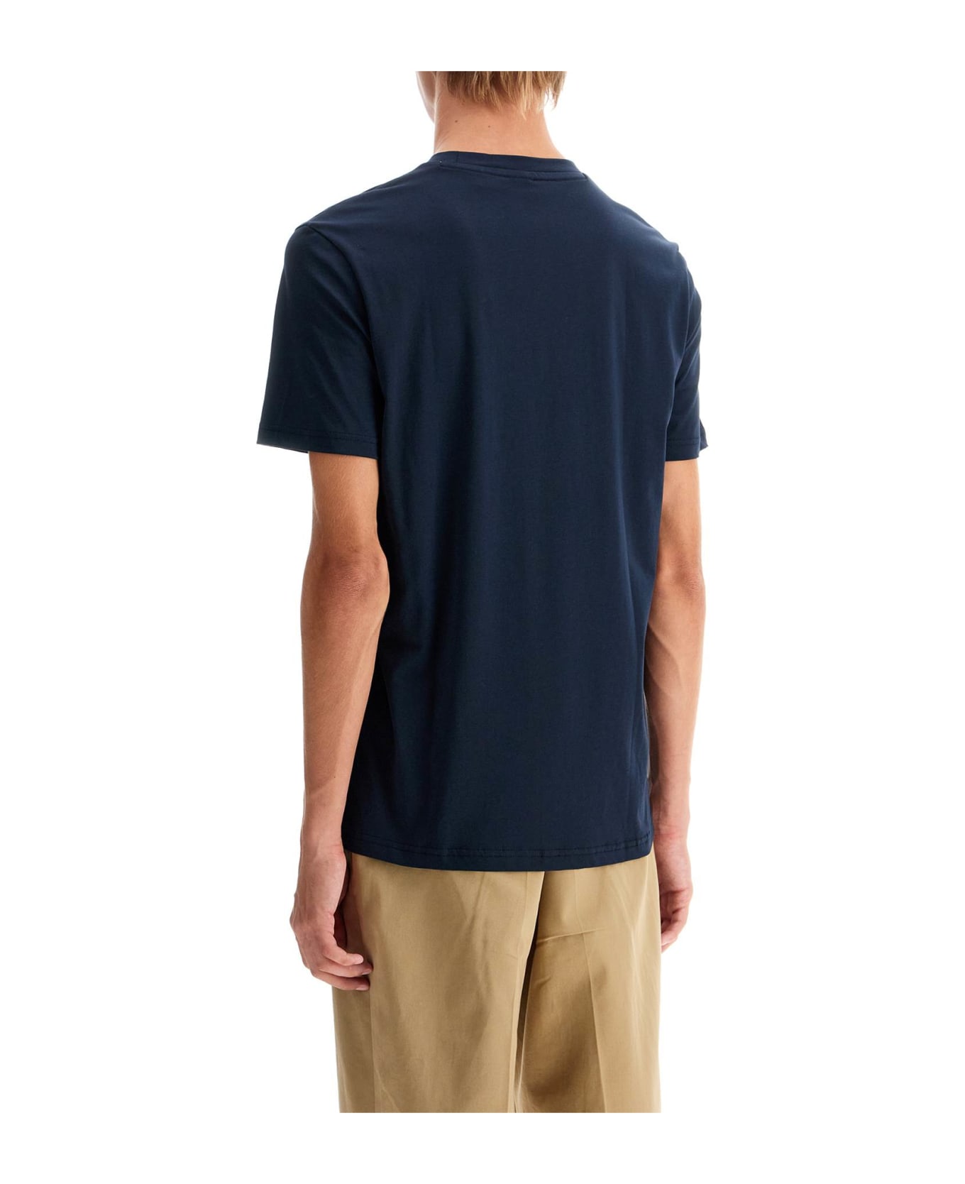 Hugo Boss Logo Print T-shirt - BLUE