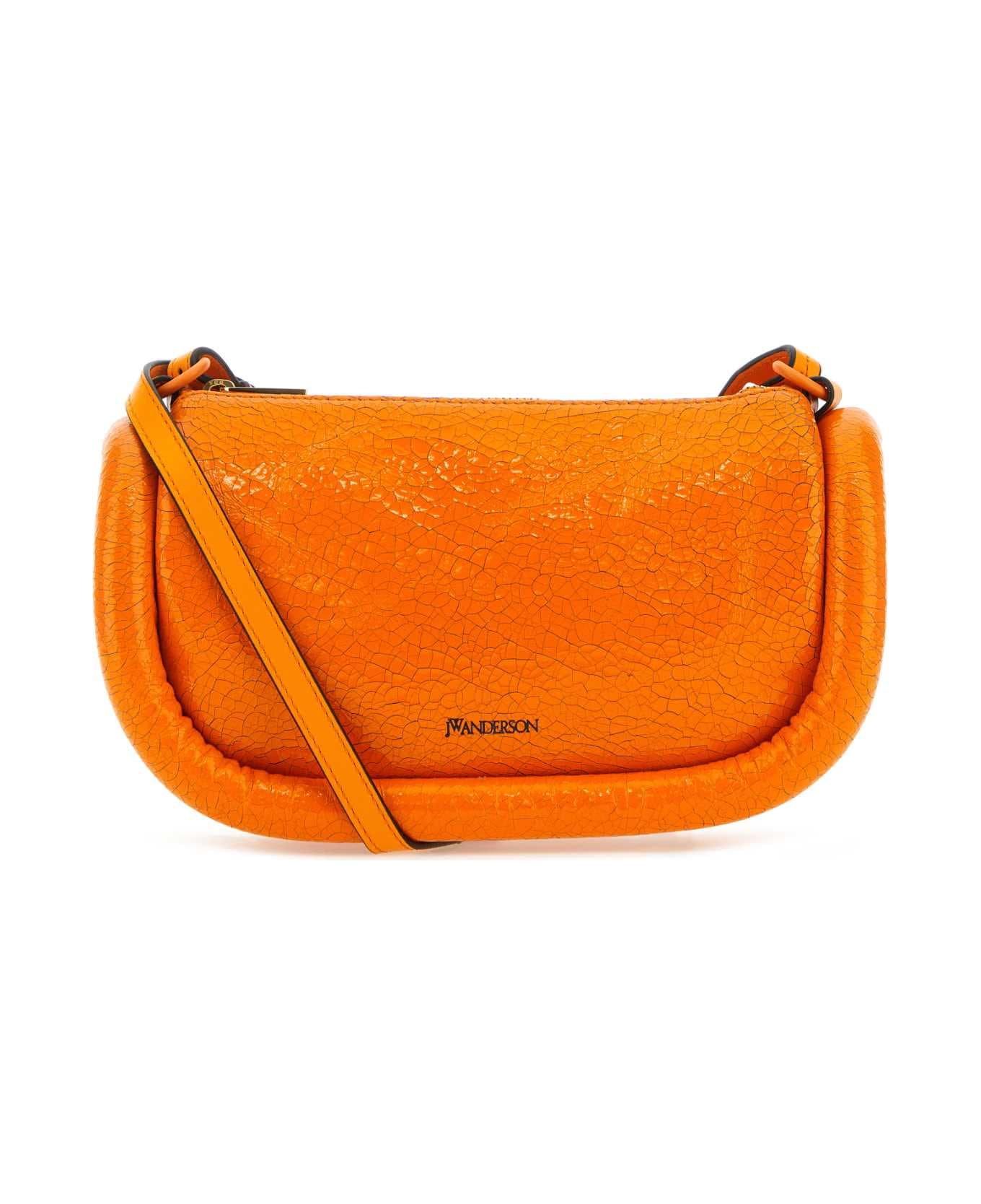 J.W. Anderson Fluo Orange Leather Shoulder Bag - NEONORANGE トートバッグ