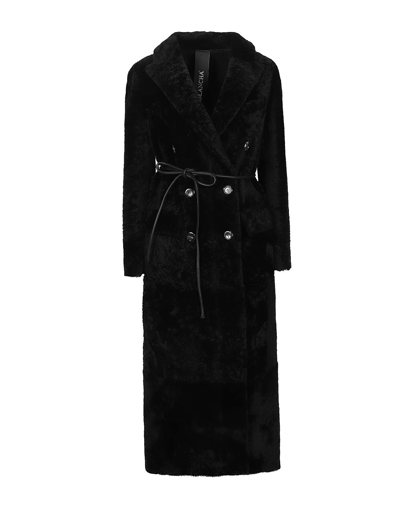 Blancha Belted Coat - Nero