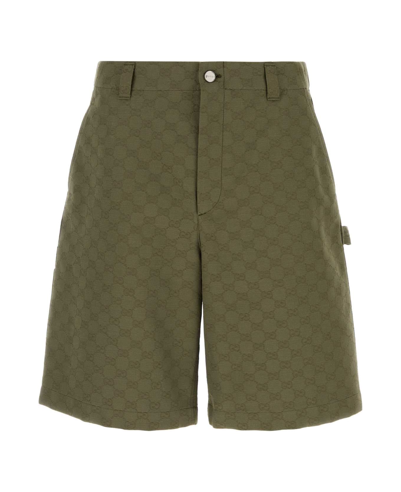 Gucci Gg Fabric Bermuda Shorts - TANK