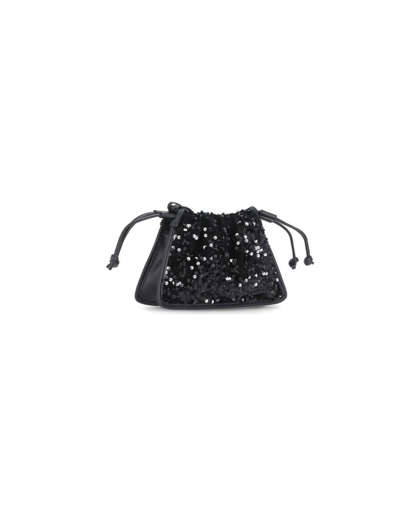 Coccinelle Dulse Paillette Bag - Black