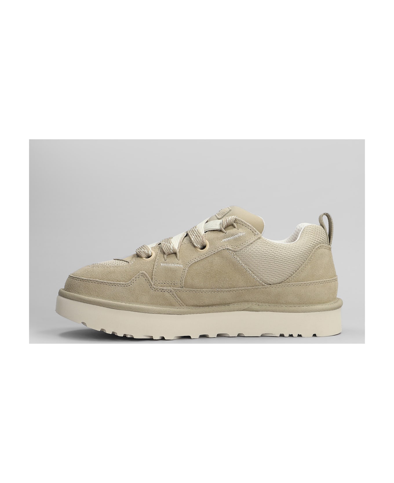 UGG Lo Lowmel Sneakers In Beige Suede - beige