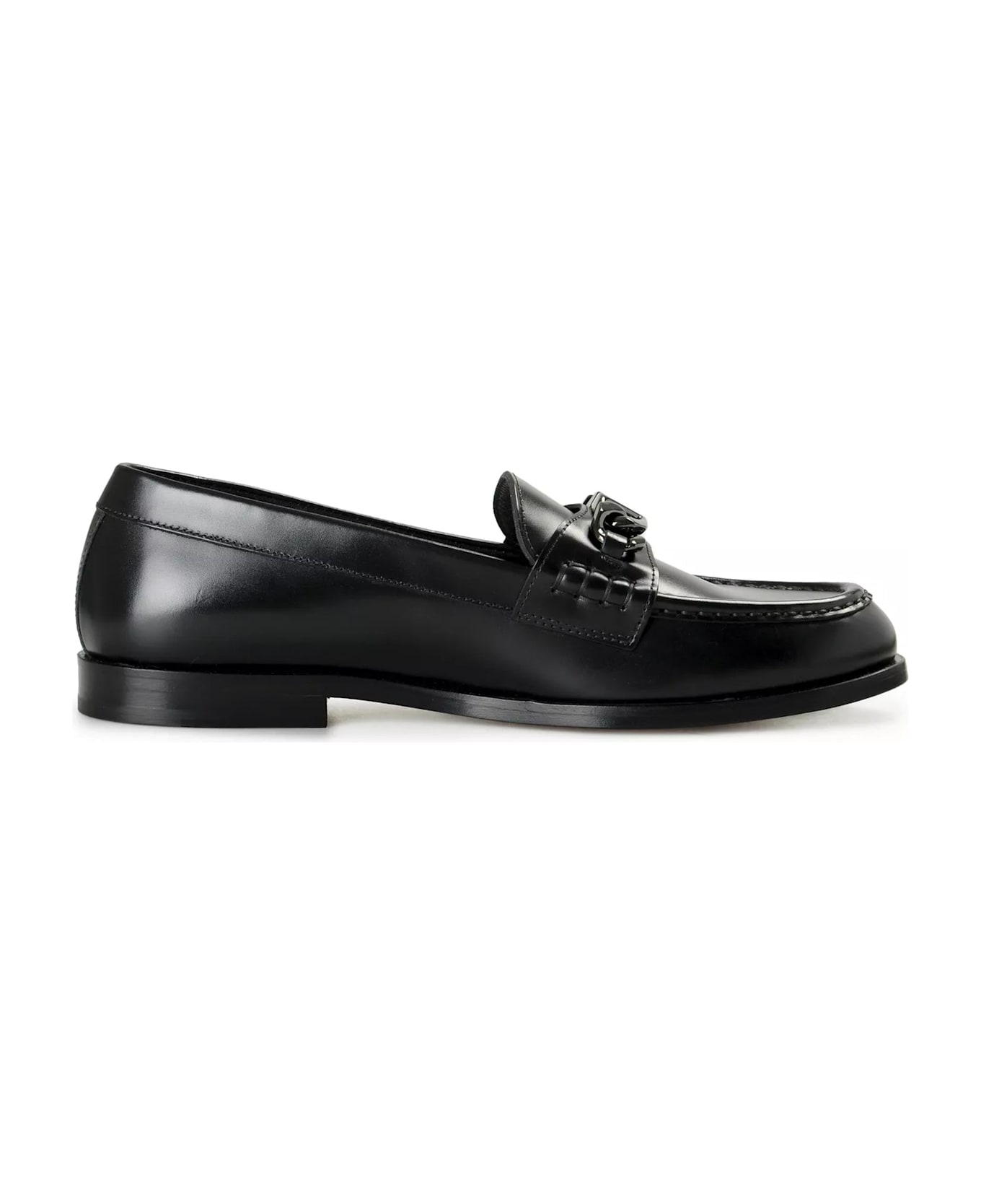 Valentino Garavani Garavani Leather Loafers - Black