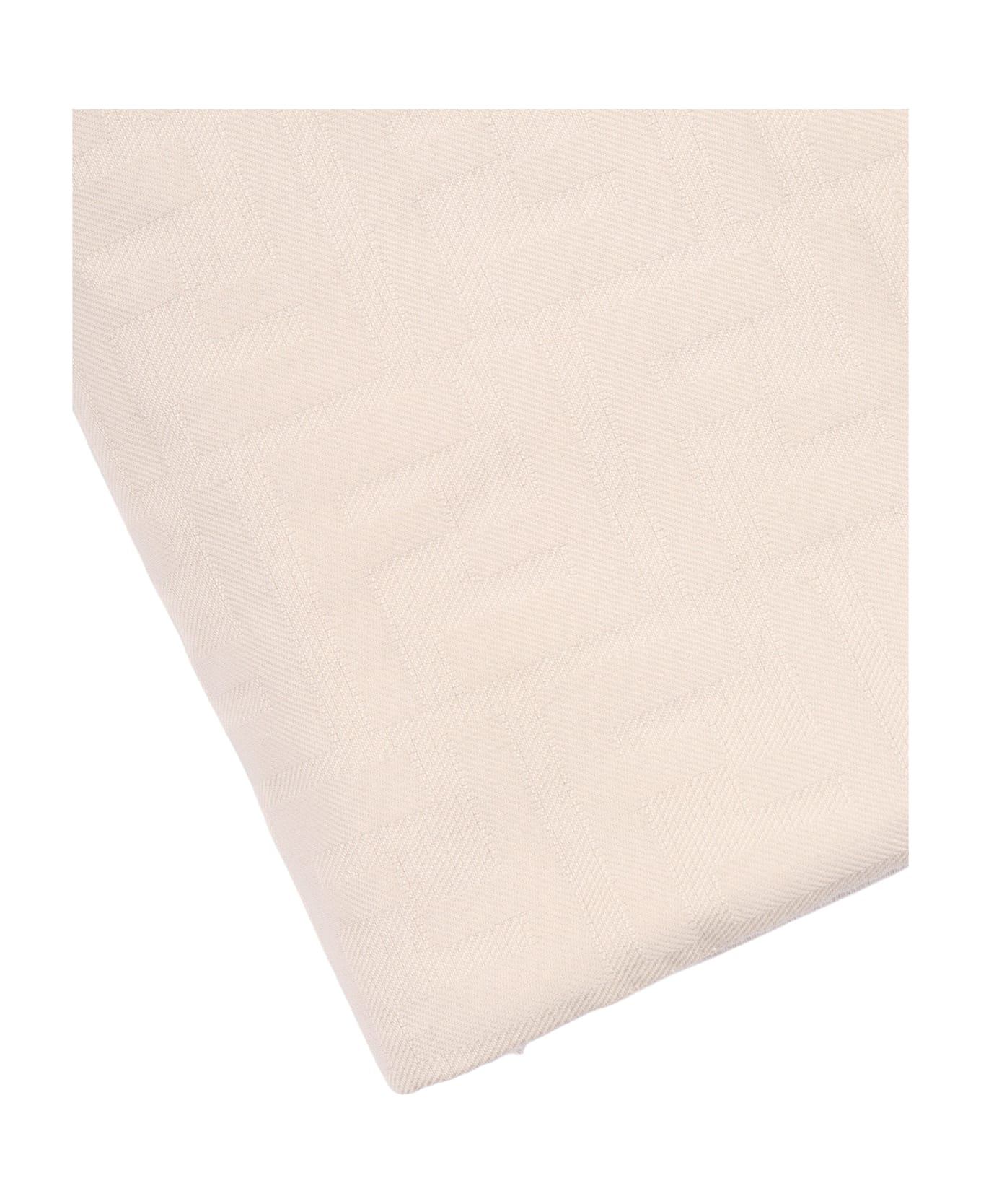 Fendi Ff Cotton Blanket - BEIGE