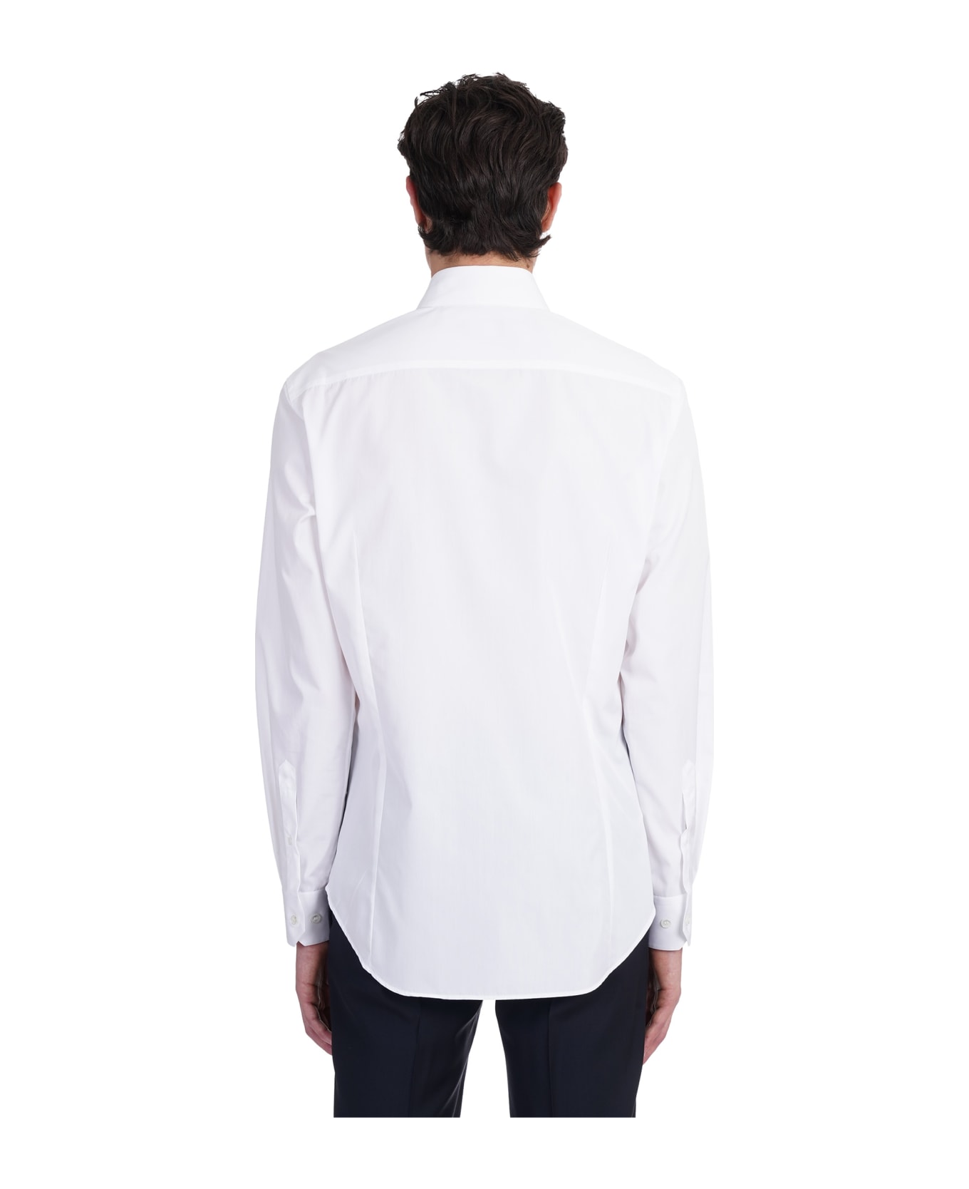 Giorgio Armani Shirt In White Cotton