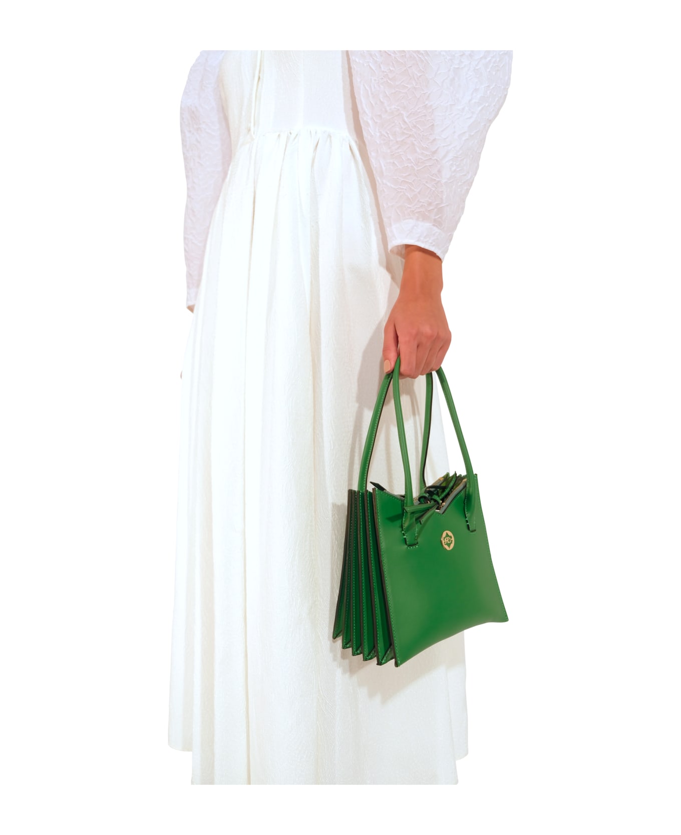 Sara Battaglia Tati Toy Tote - Green