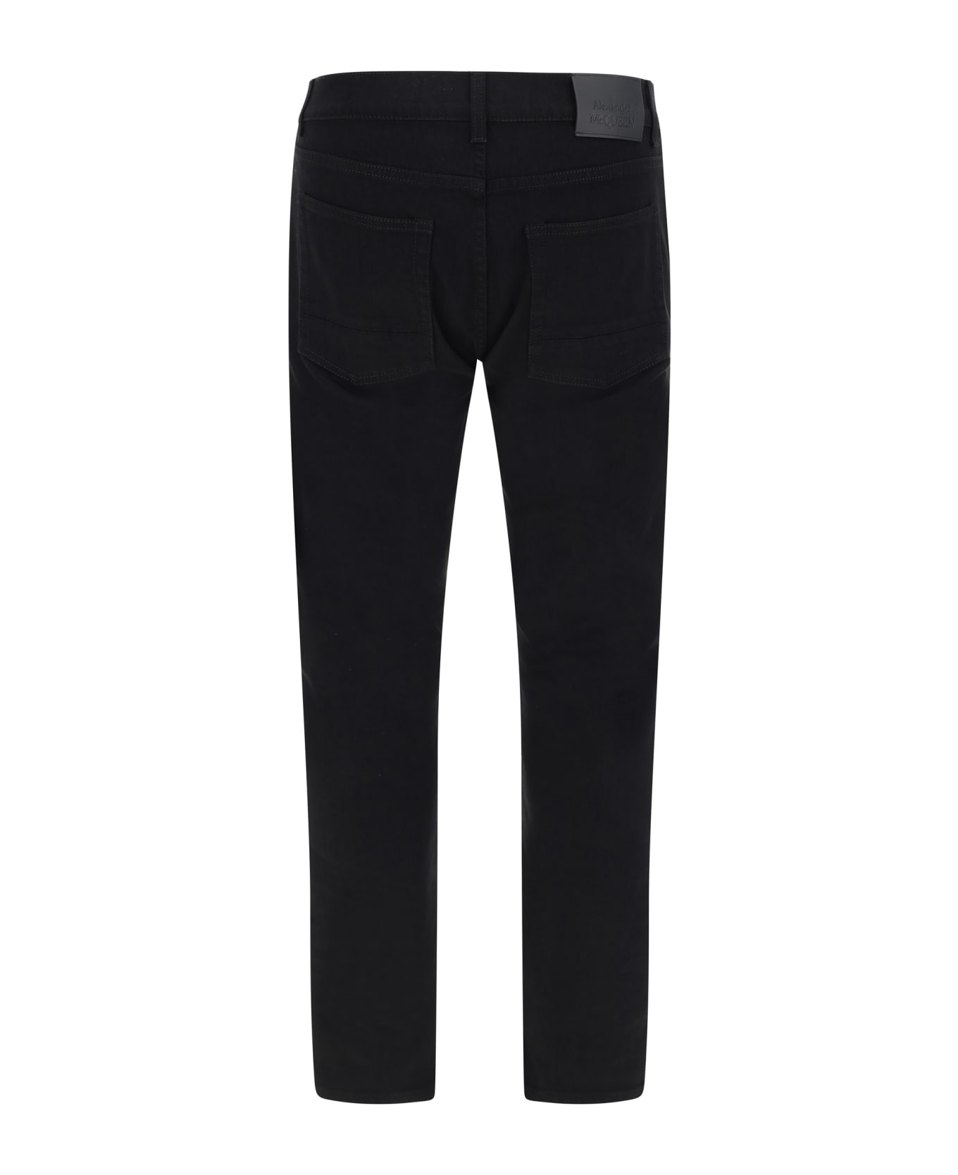Alexander McQueen Classic Slim 5 Pockets Jeans - Black