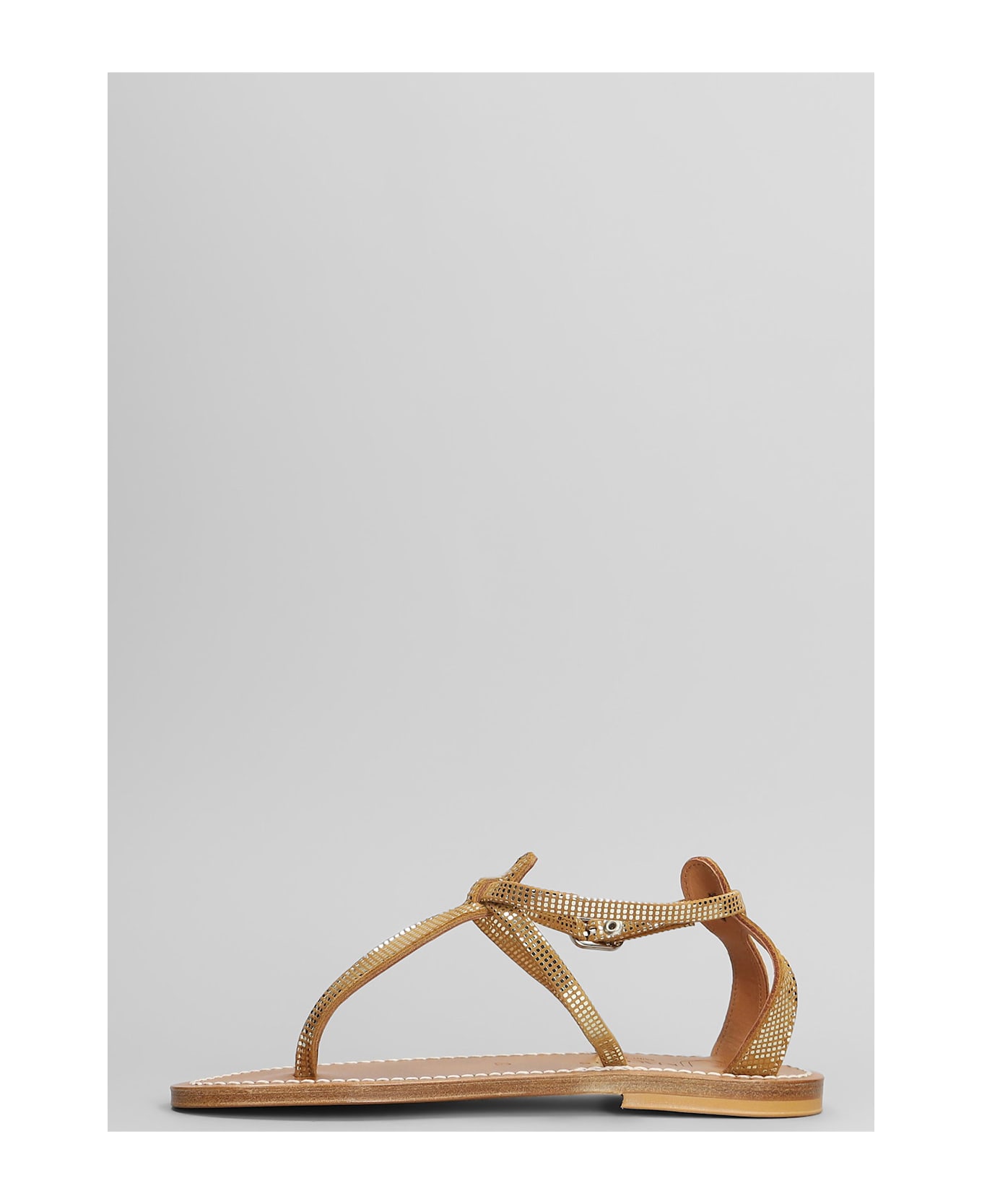 K.Jacques Buffon F Flats In Leather Color Leather - leather color